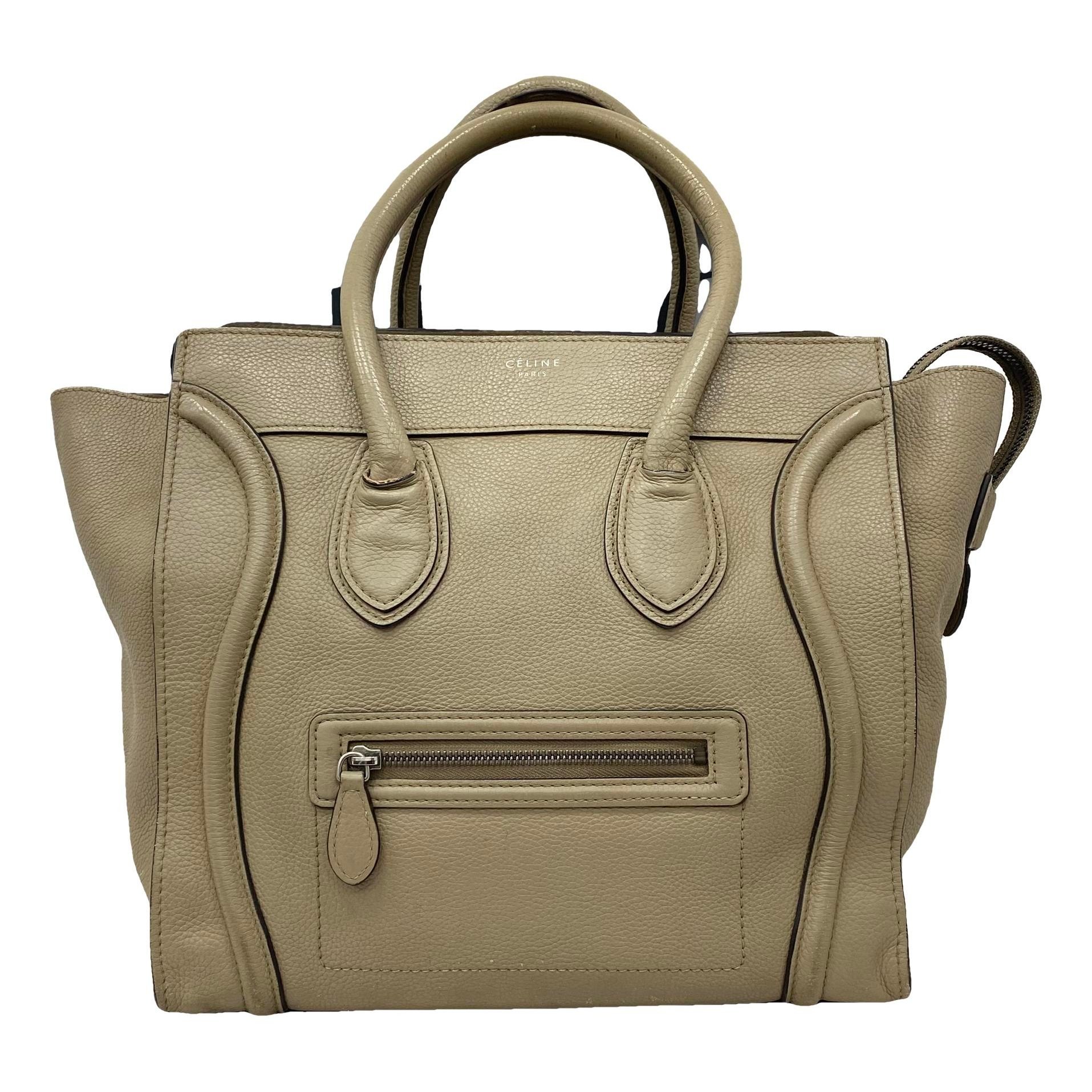 Luggage leather handbag