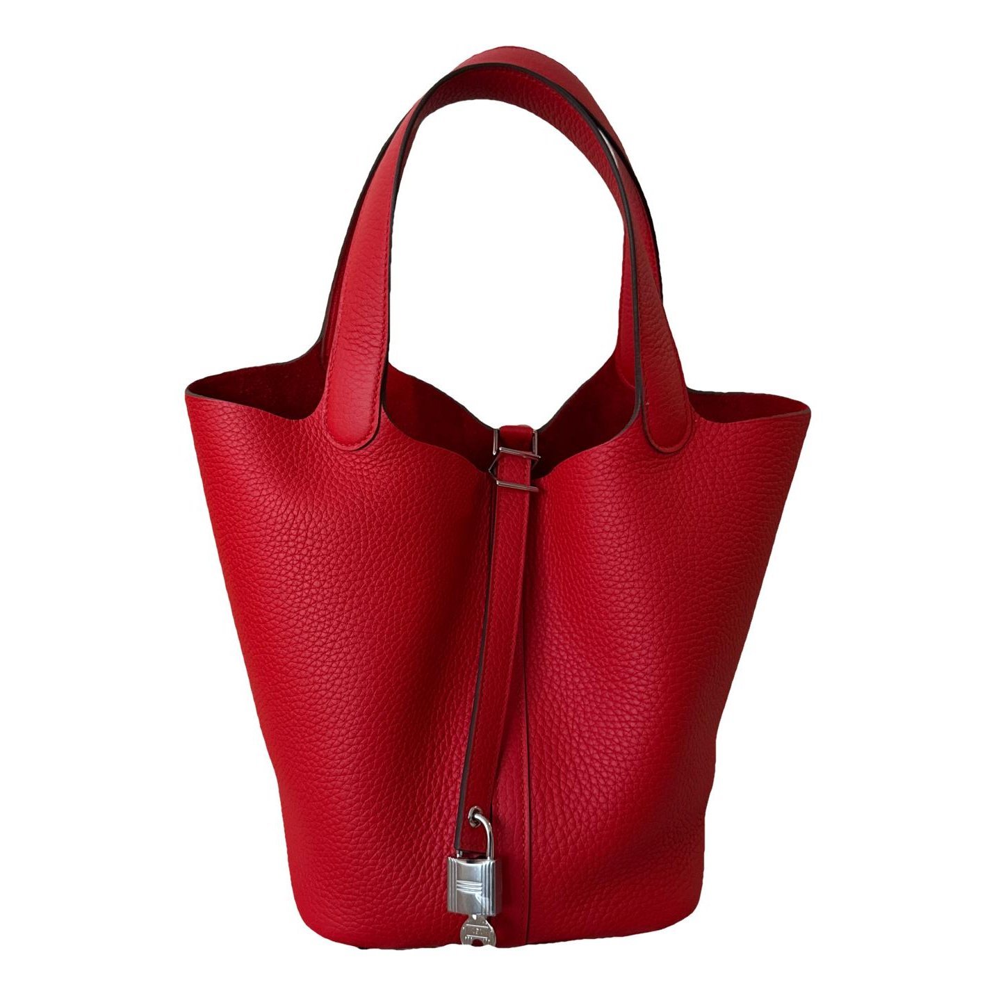 Picotin leather tote
