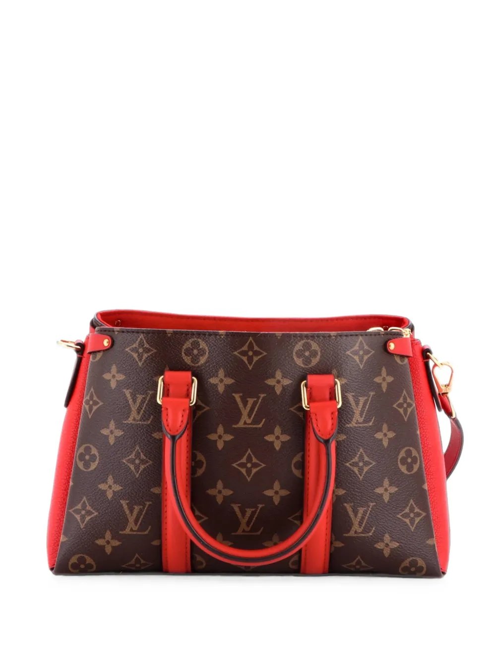 Soufflot Tote Monogram Canvas with Leather BB satchel