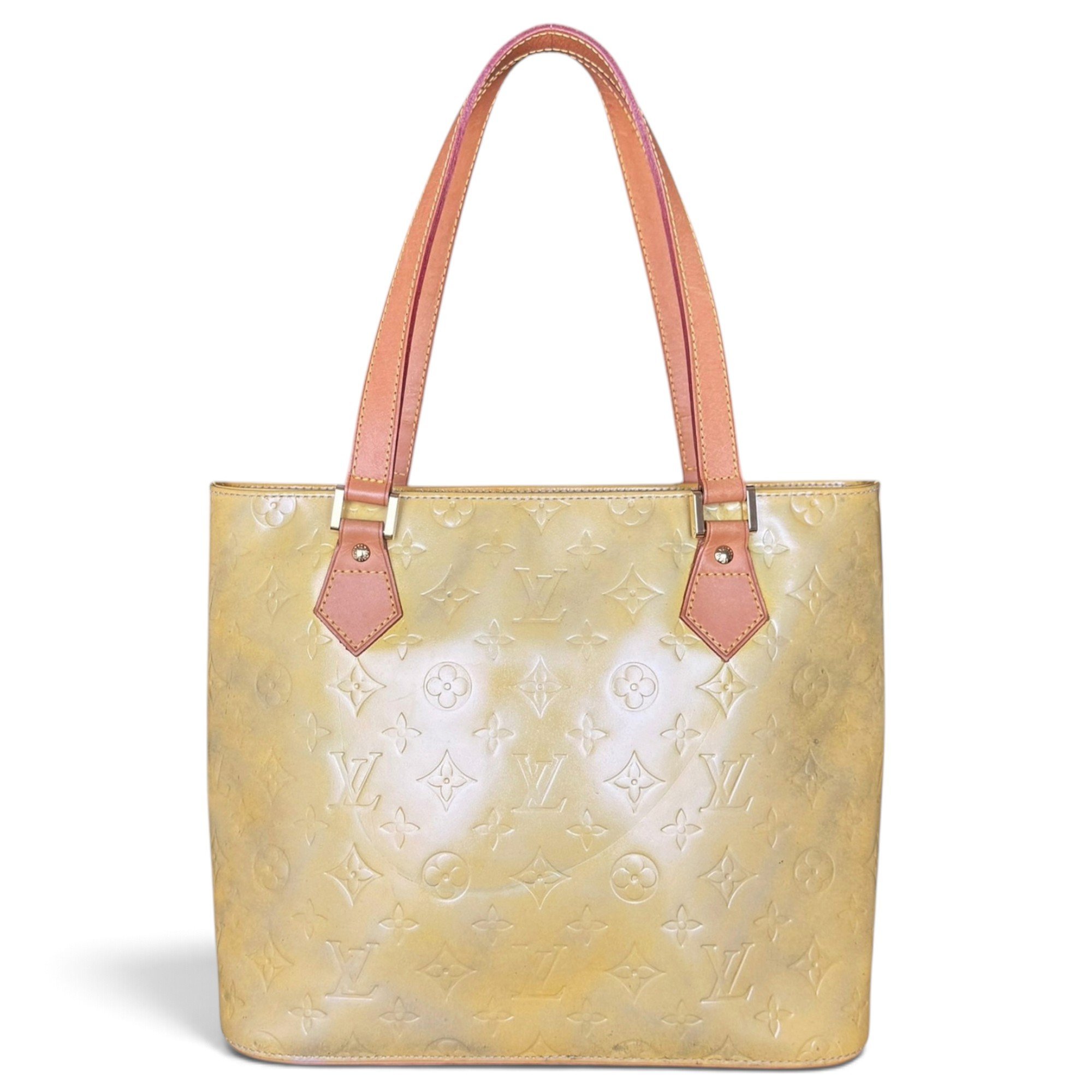 Houston patent leather handbag