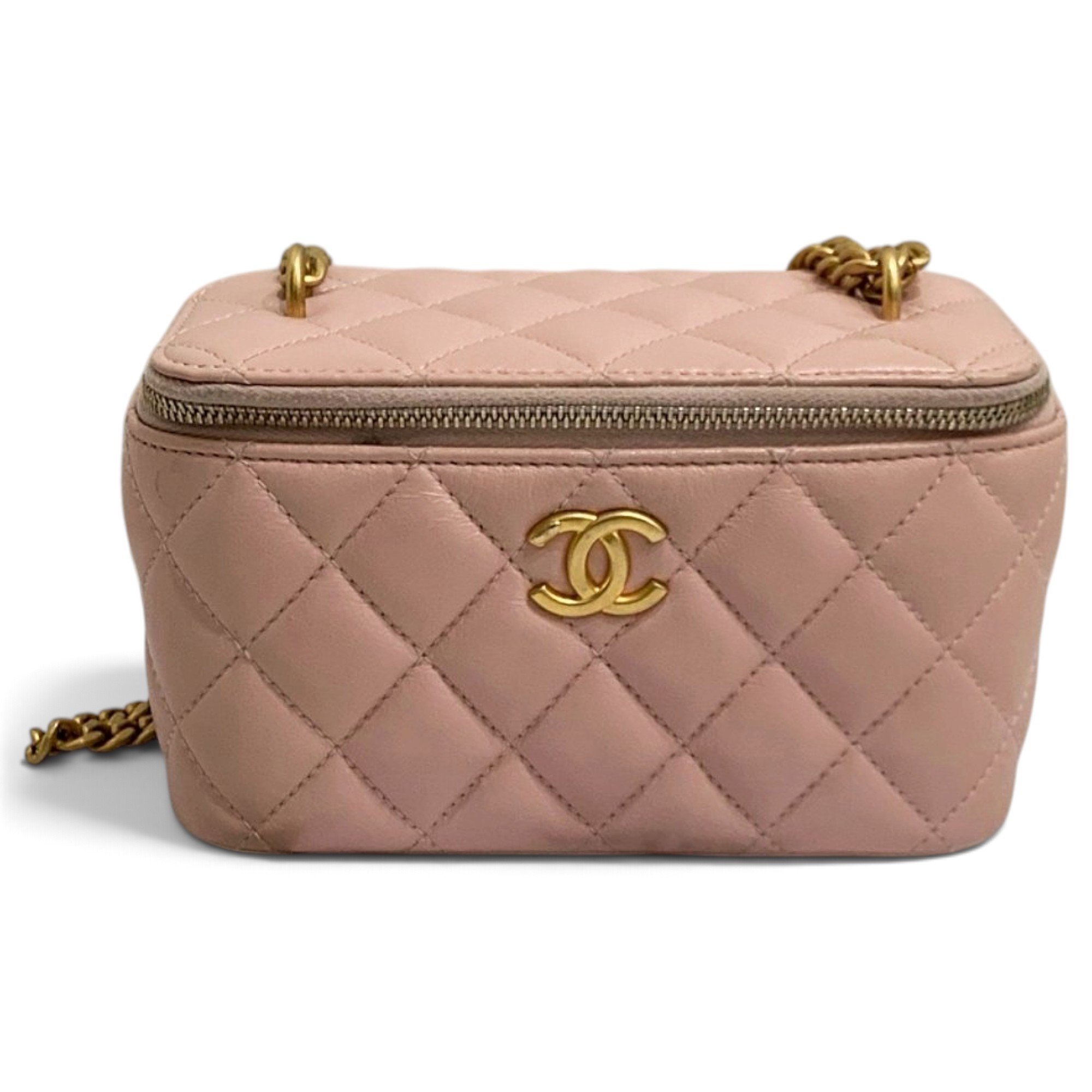 Trendy CC Vanity leather handbag
