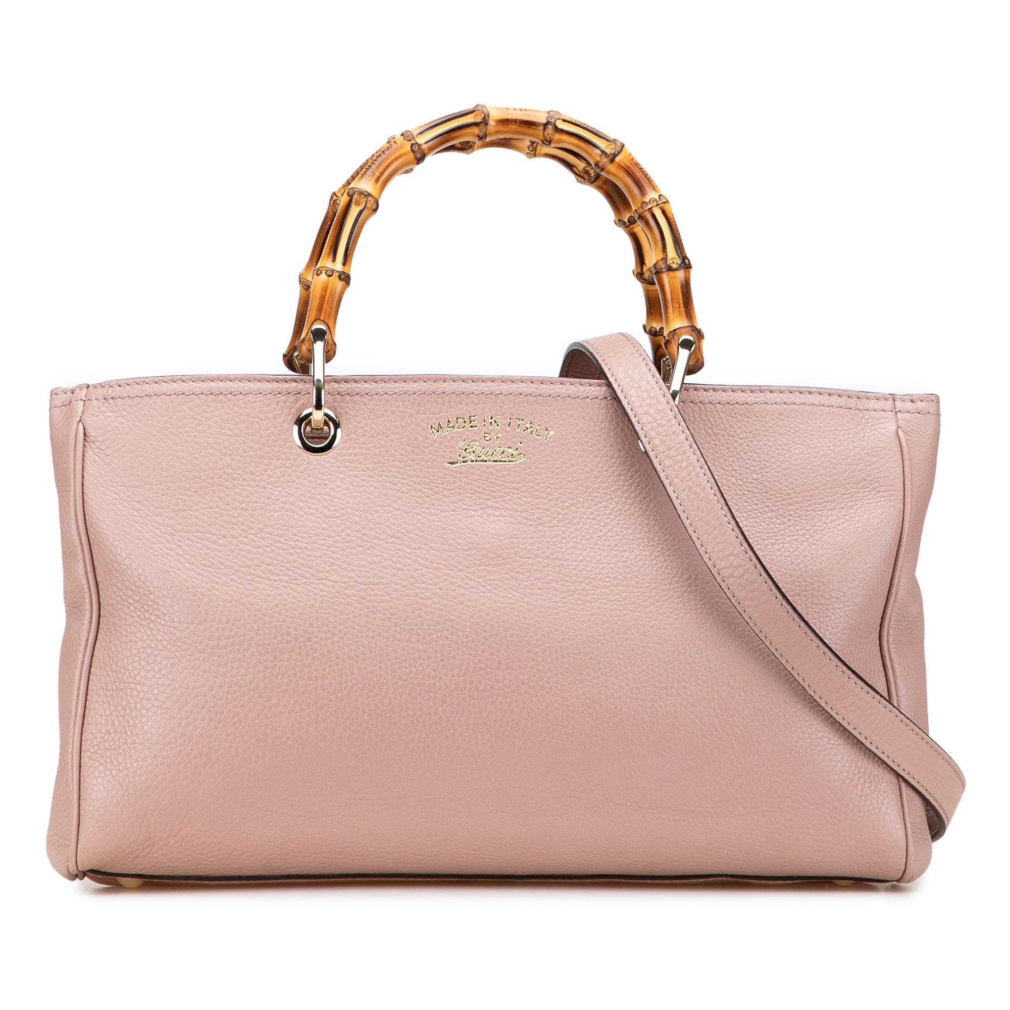 Bamboo pony-style calfskin satchel