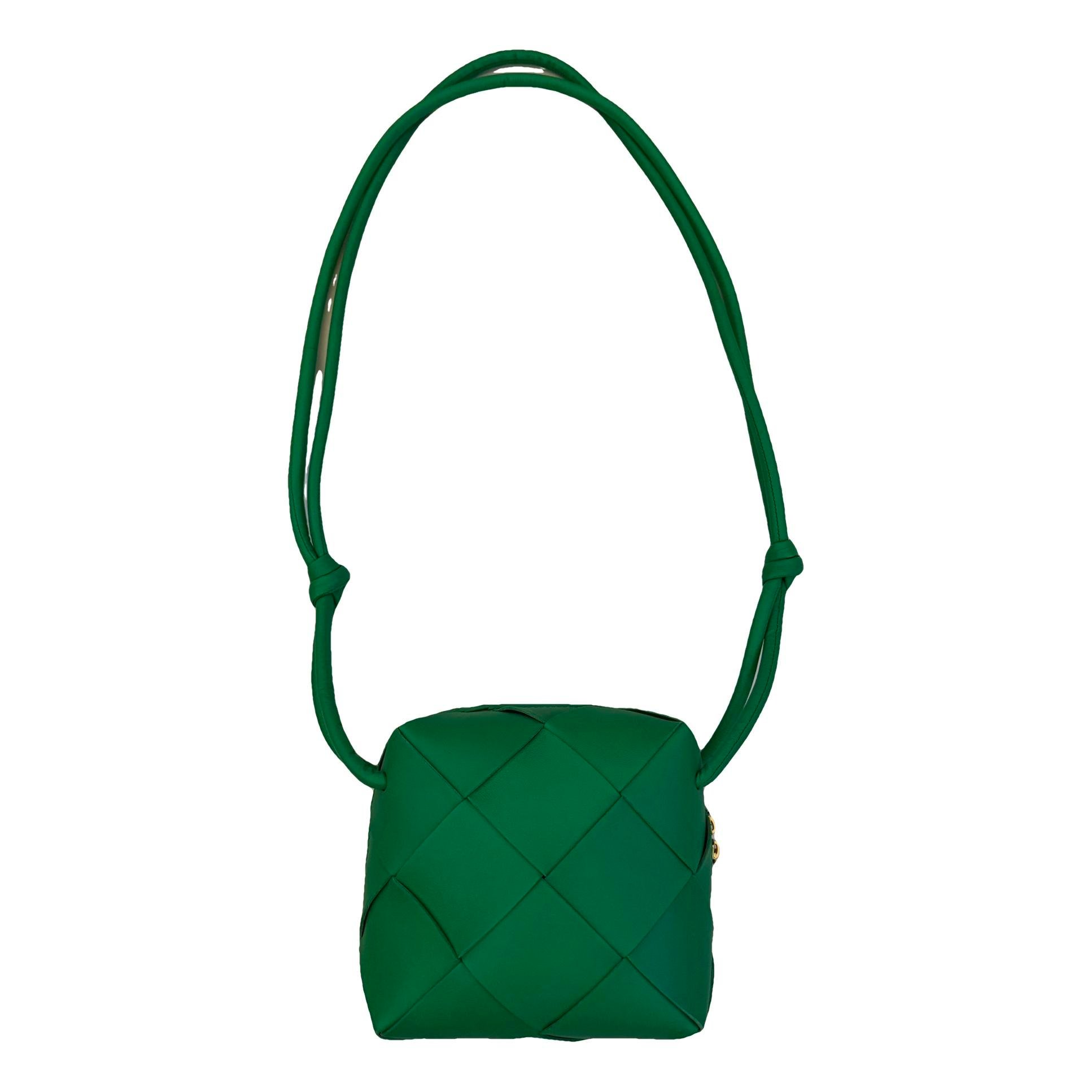 Cassette leather crossbody bag