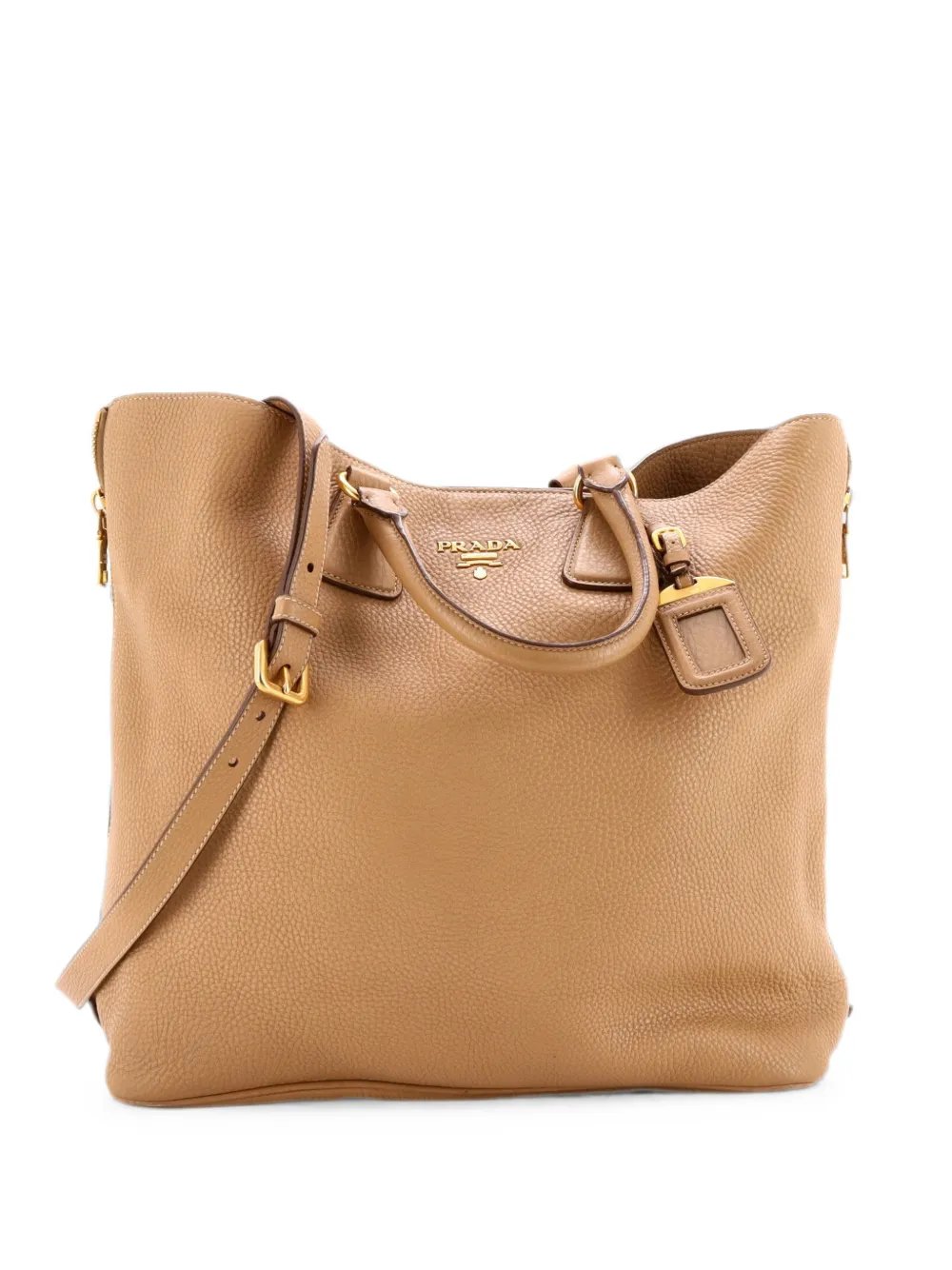 Side Zip Convertible Vitello Daino Large tote bag