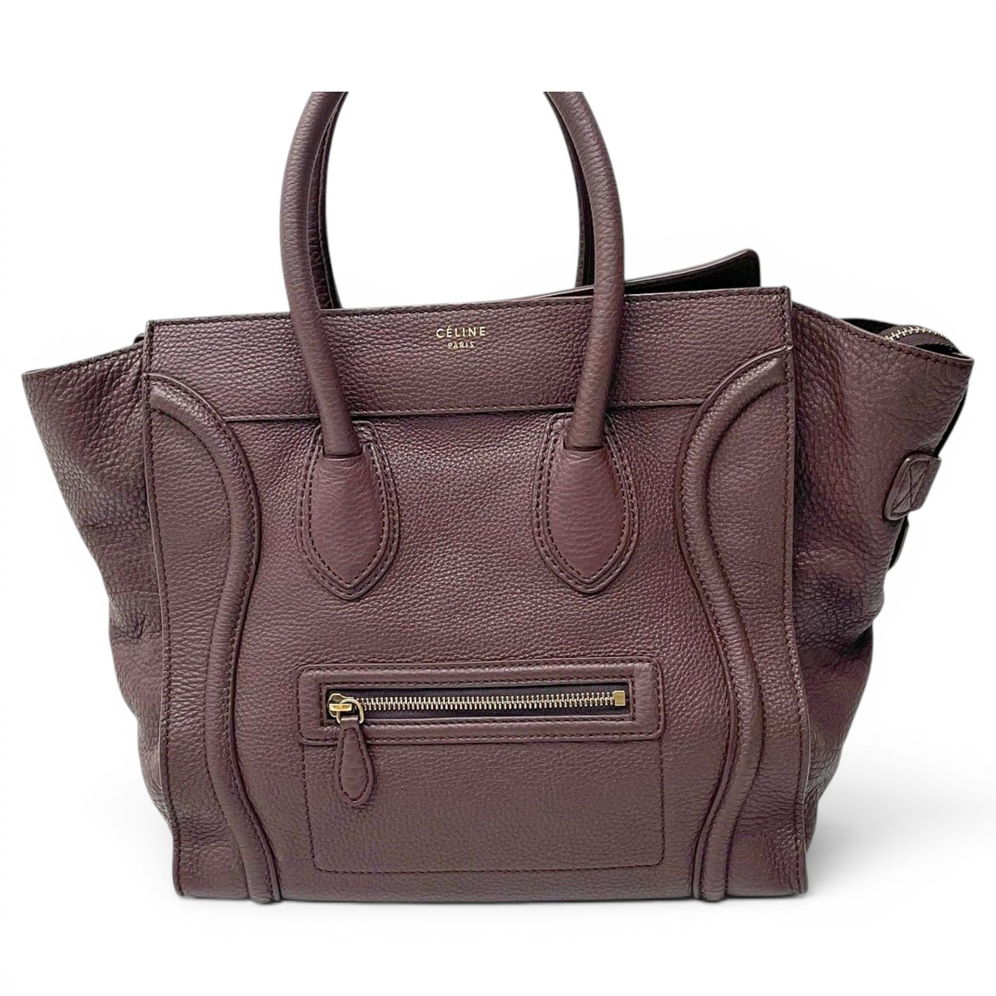Luggage leather handbag