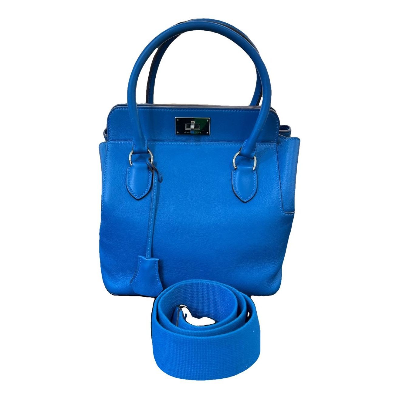 Toolbox leather handbag