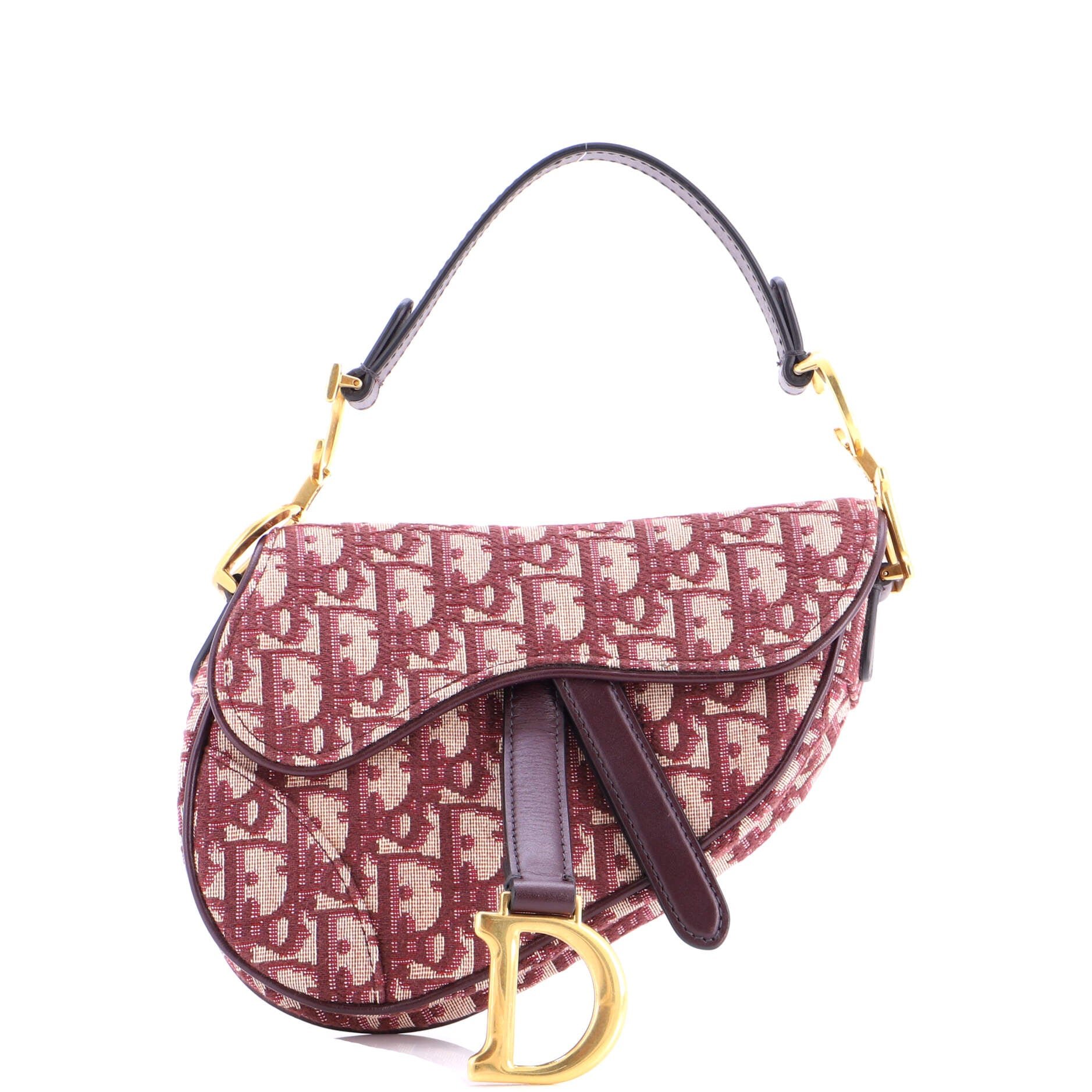 Dior Saddle Handbag Oblique Canvas Mini