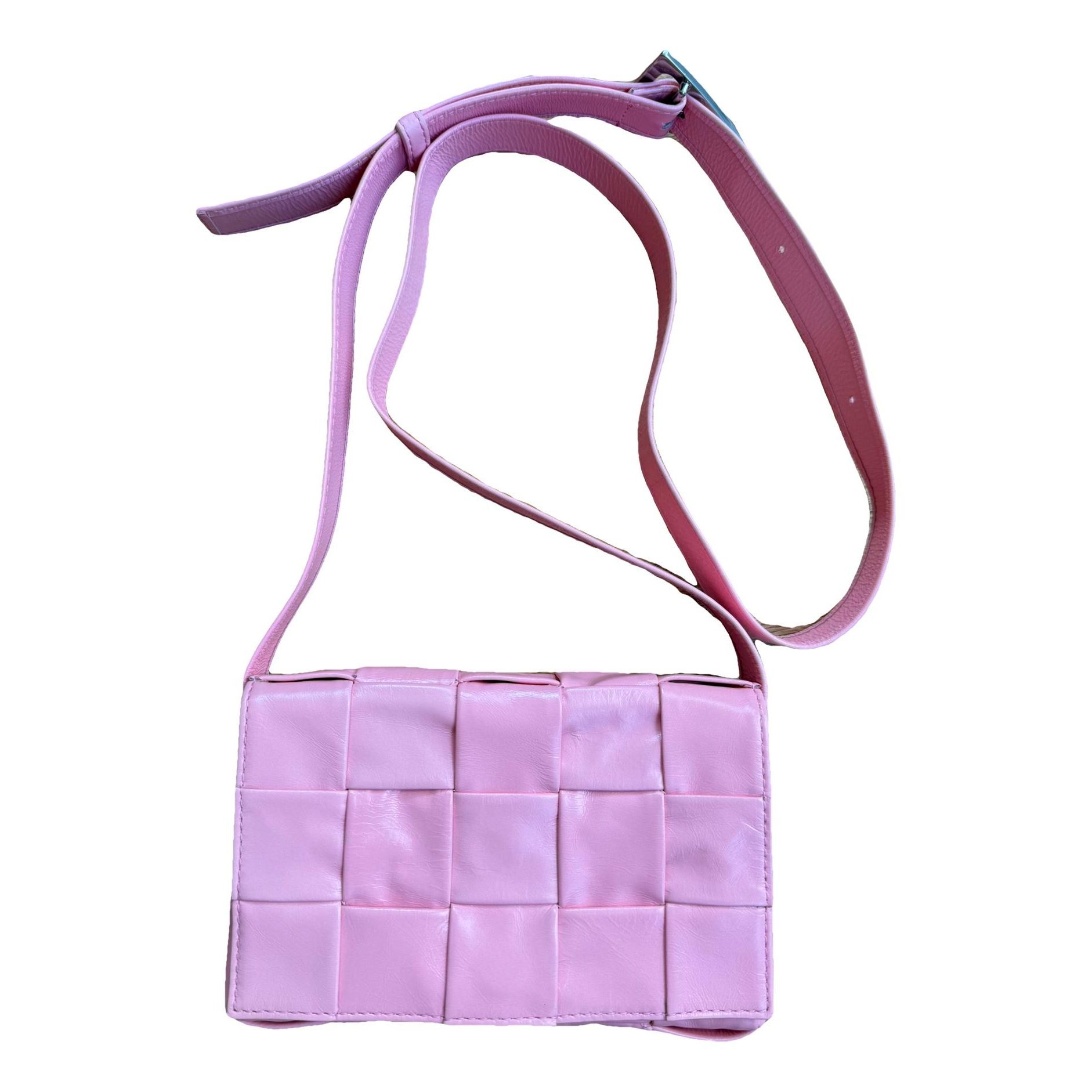 Cassette leather crossbody bag