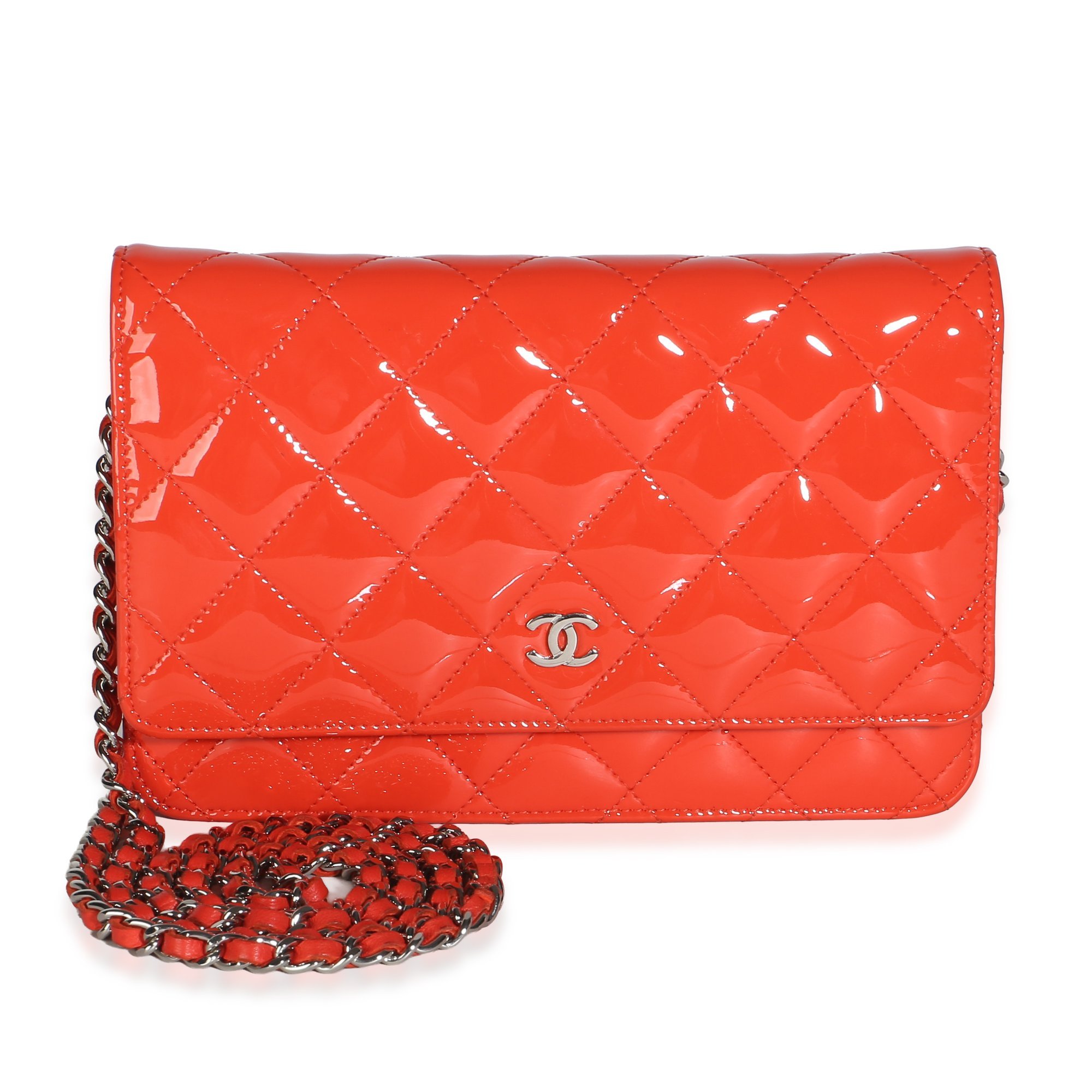 Patent leather crossbody bag