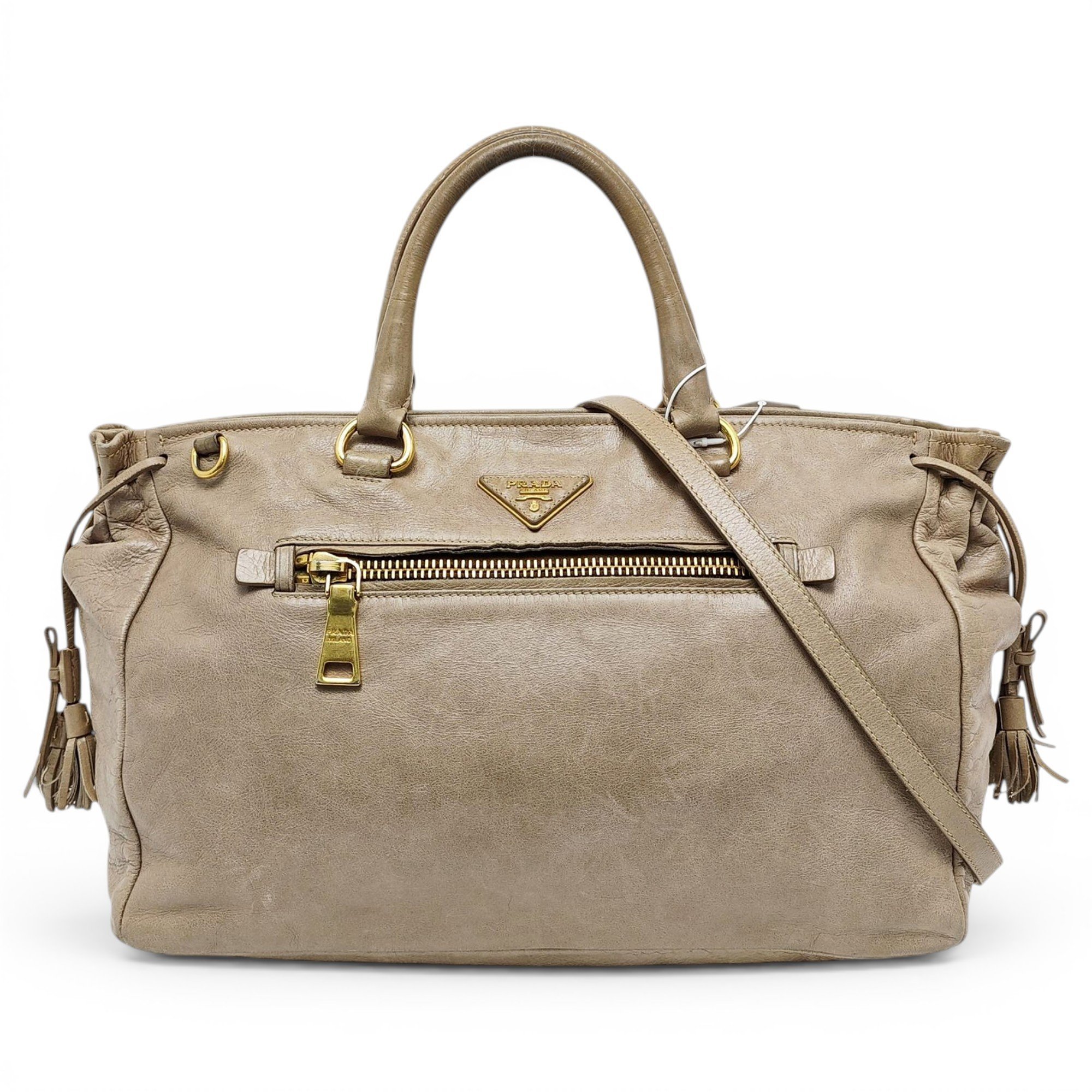 Galleria leather handbag