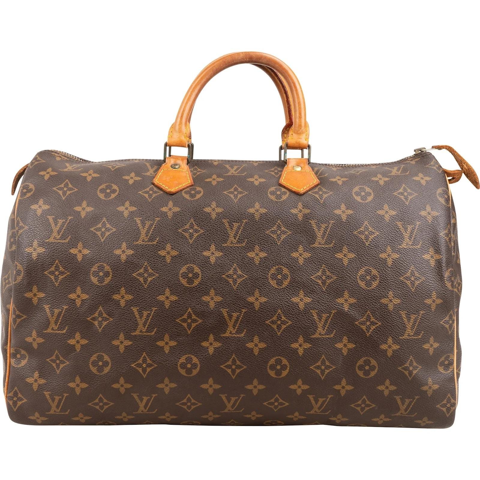 Speedy leather handbag