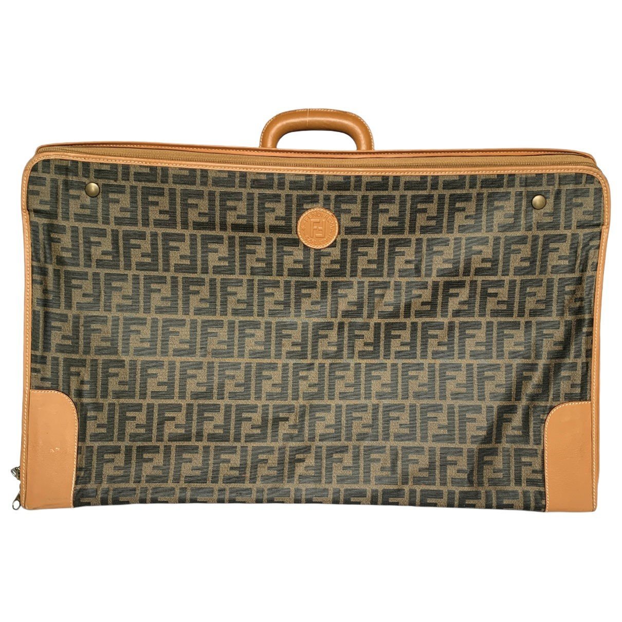 Leather travel bag