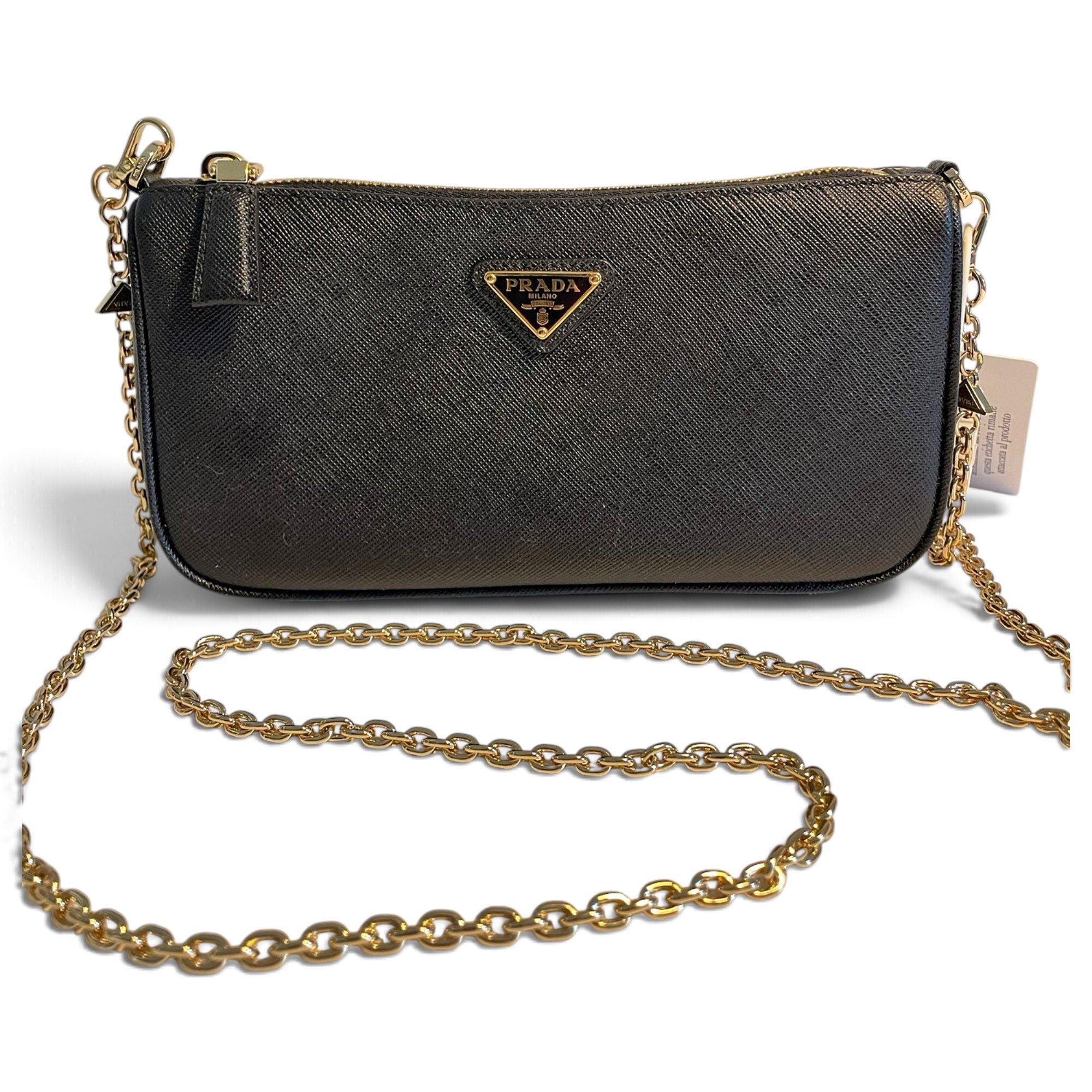 Re-edition leather crossbody bag