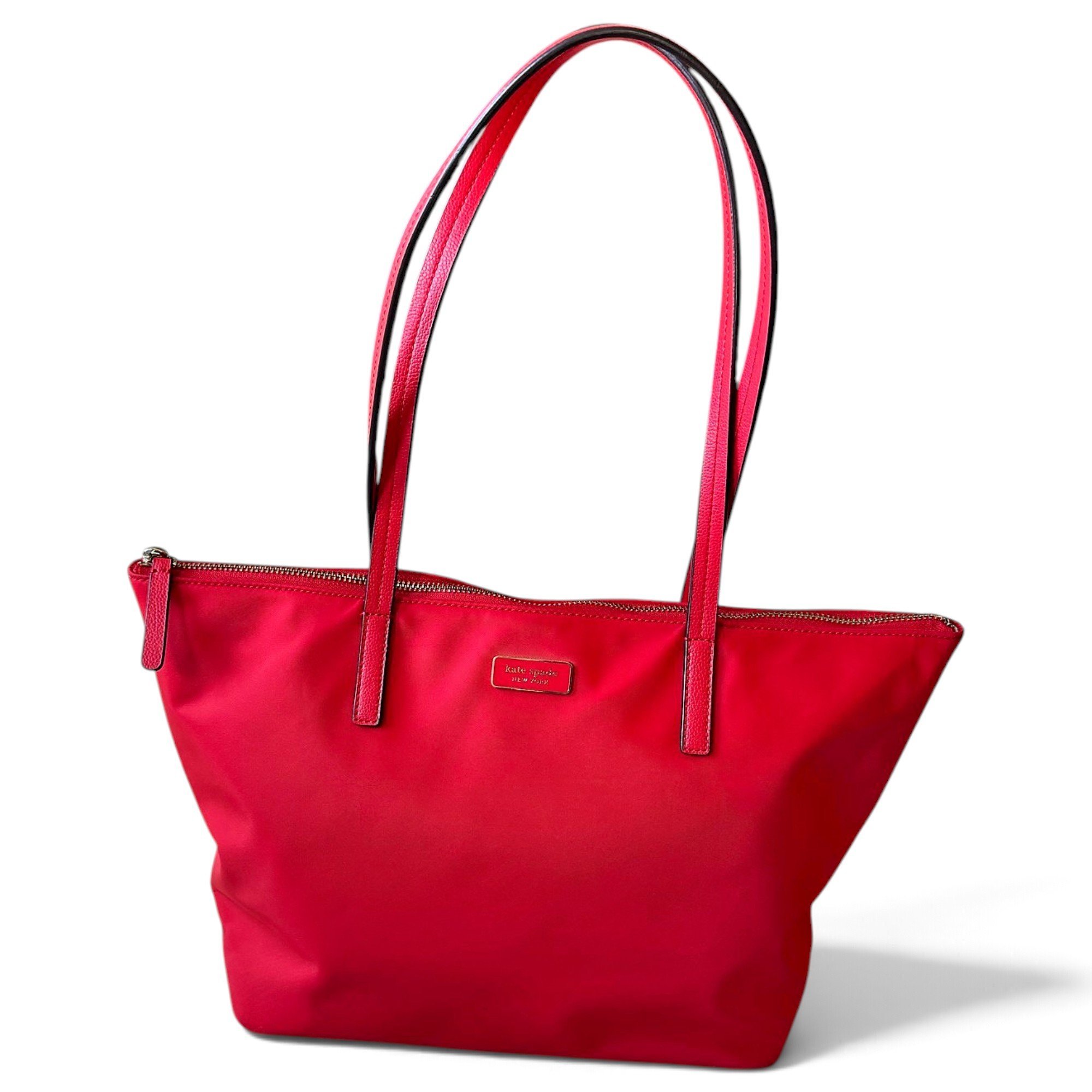 Duo leather tote