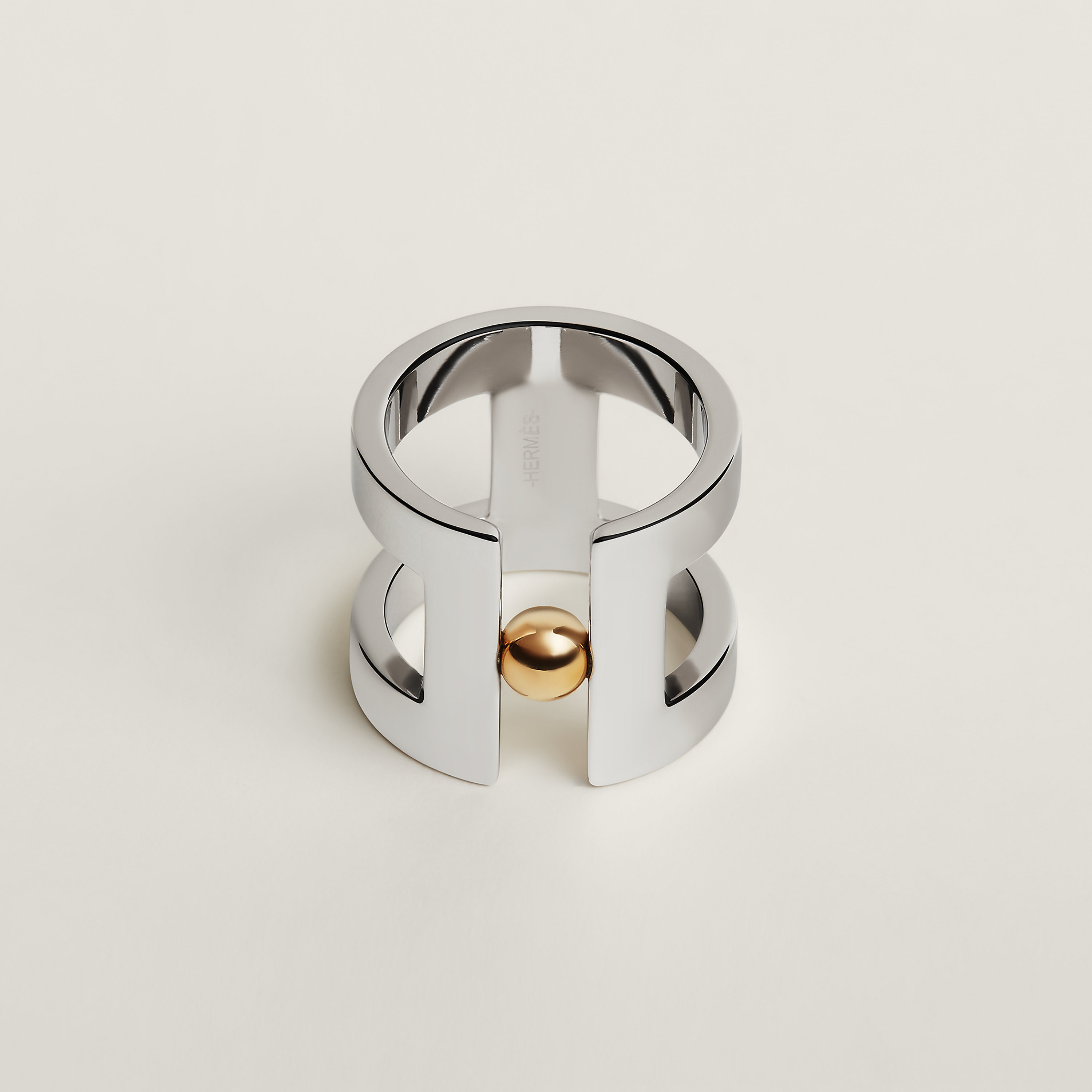 H Perle scarf ring