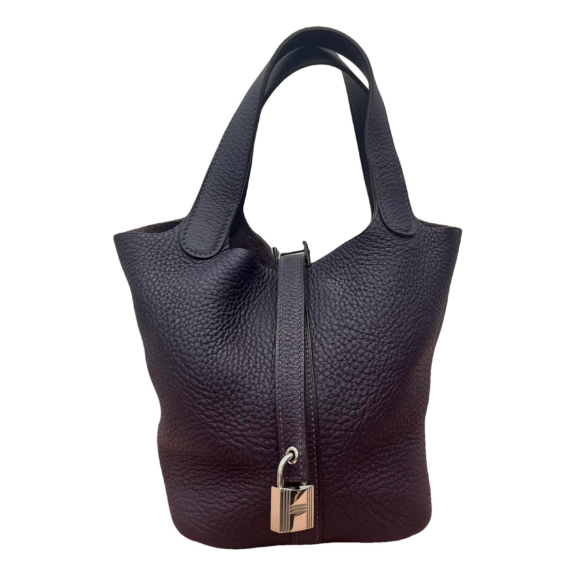 Picotin leather handbag