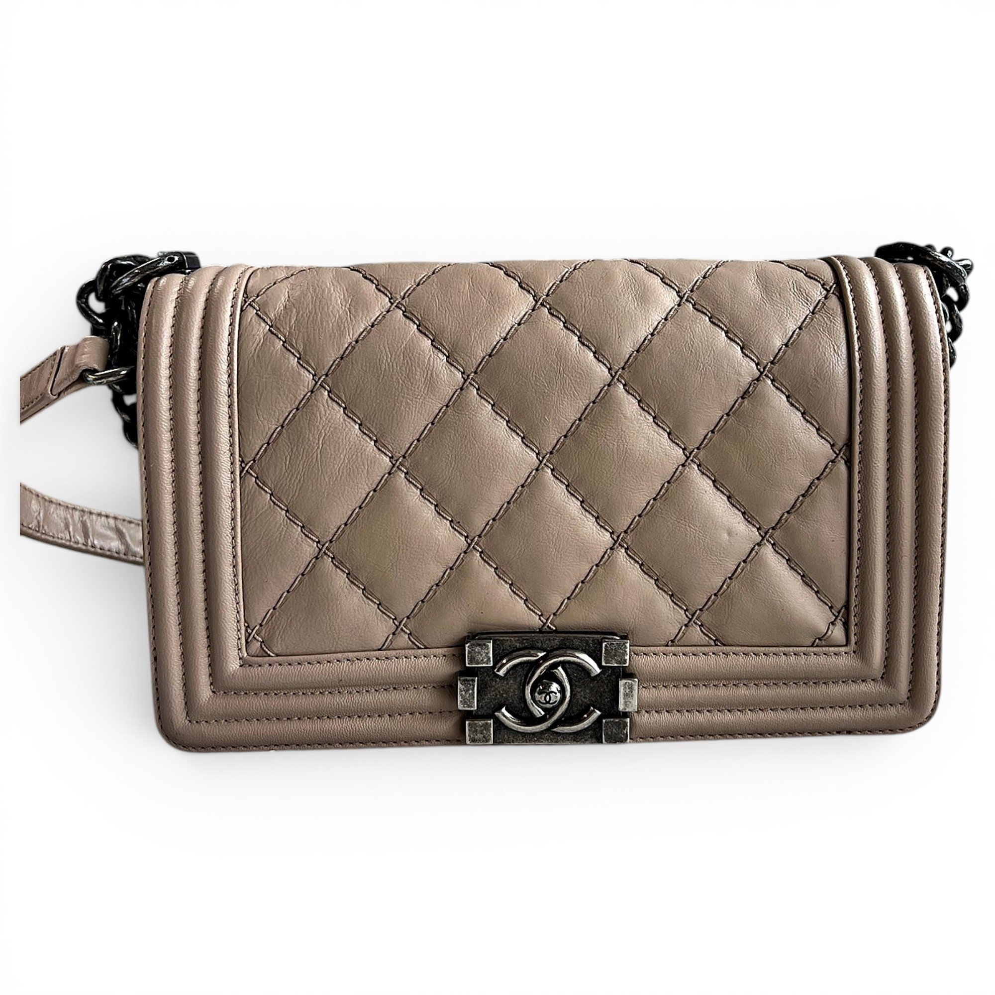 Boy leather crossbody bag