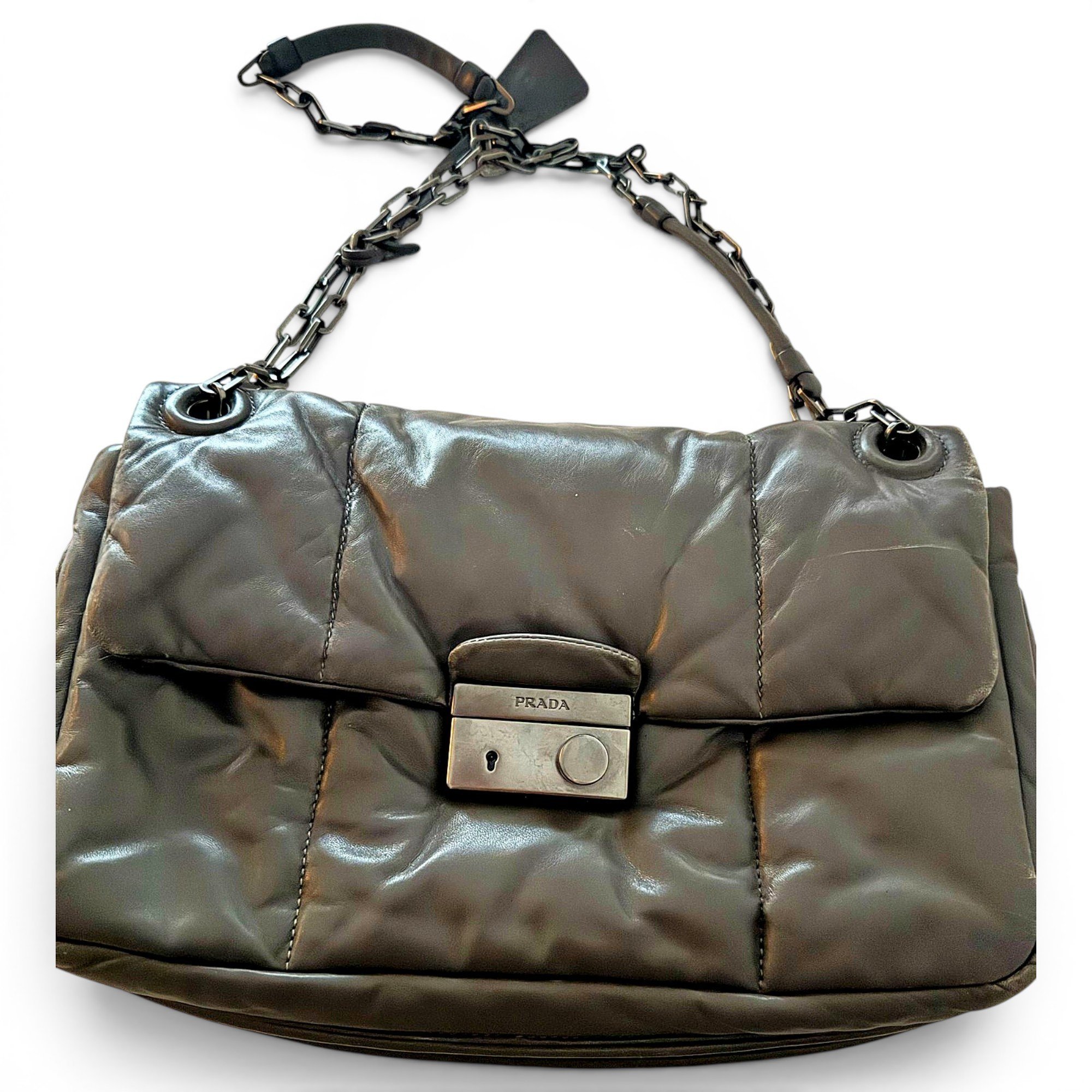 Leather handbag