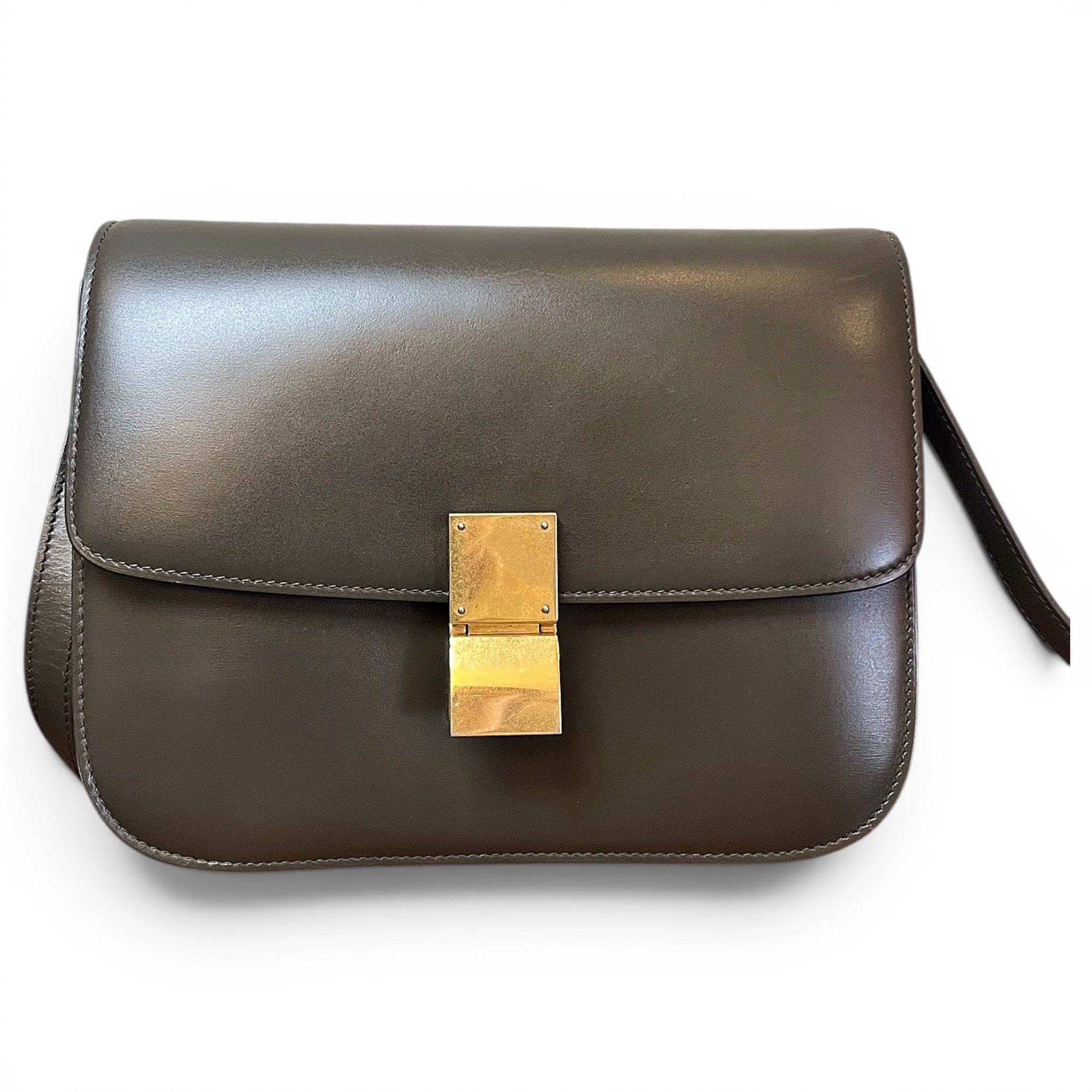 Classic leather handbag