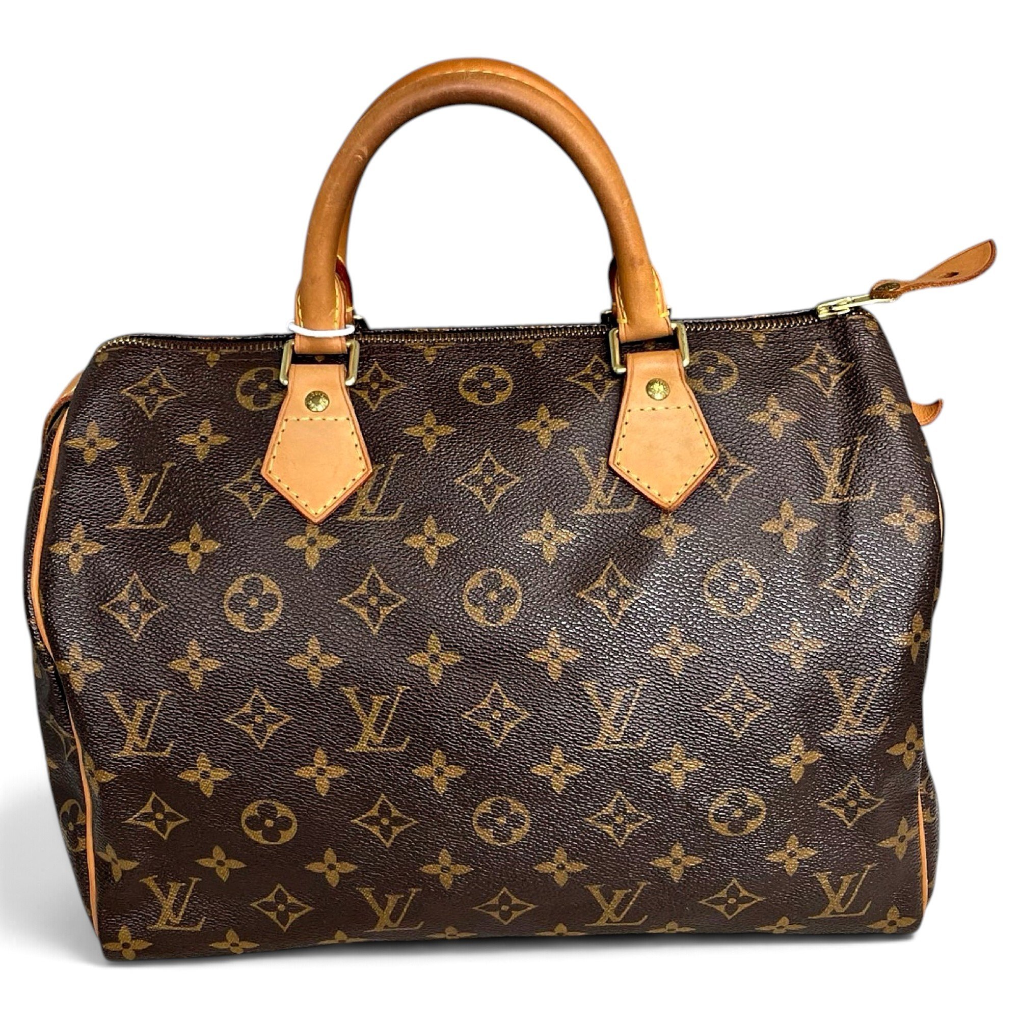 Speedy leather bowling bag