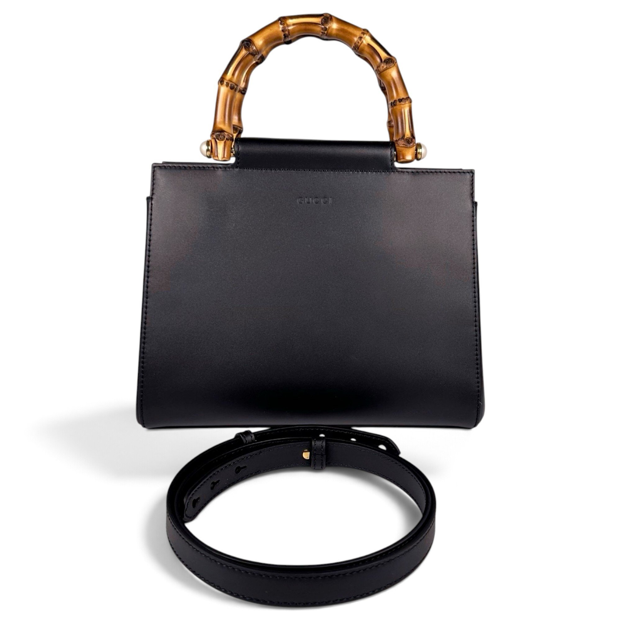 Bamboo Daily Top Handle leather handbag