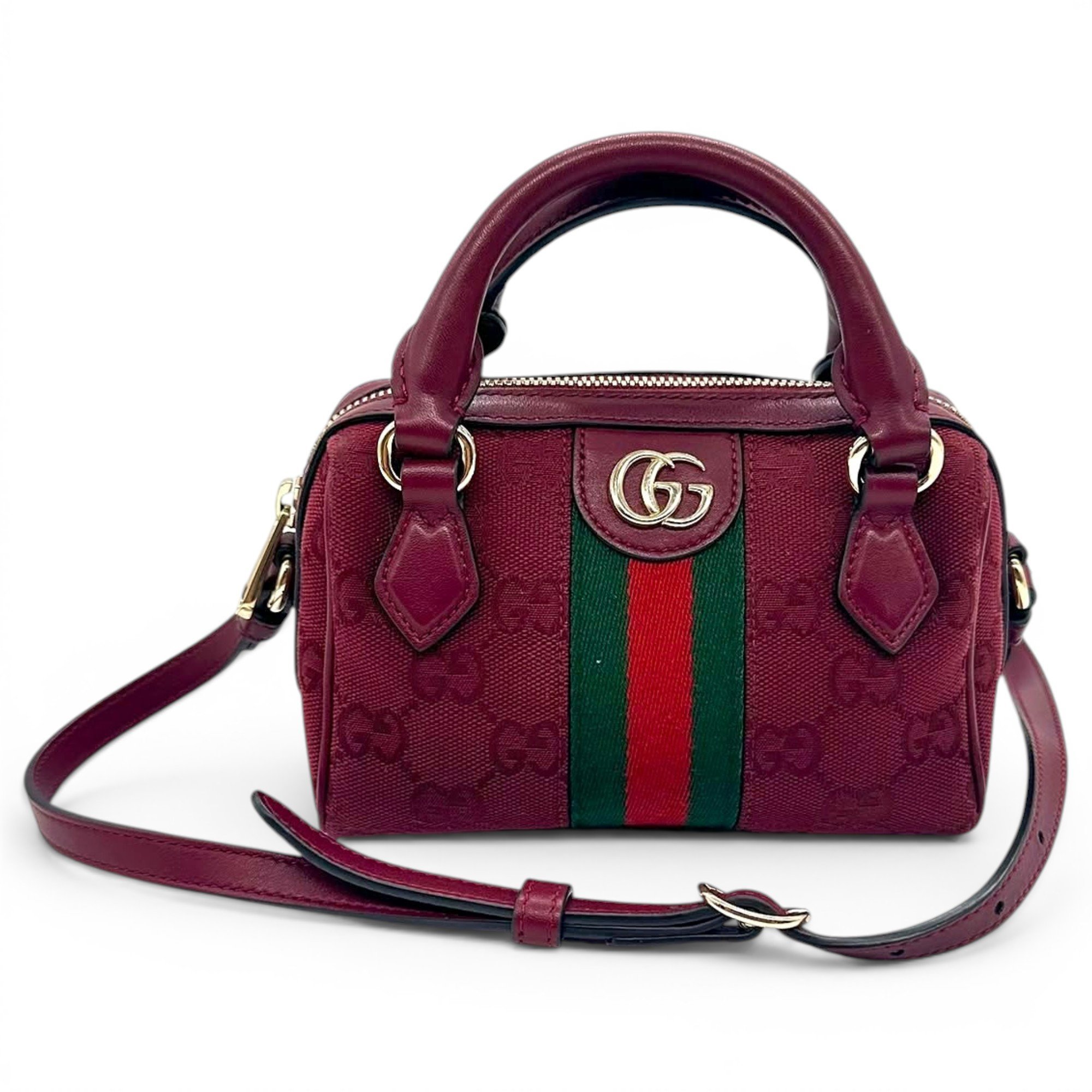 Ophidia Boston leather mini bag