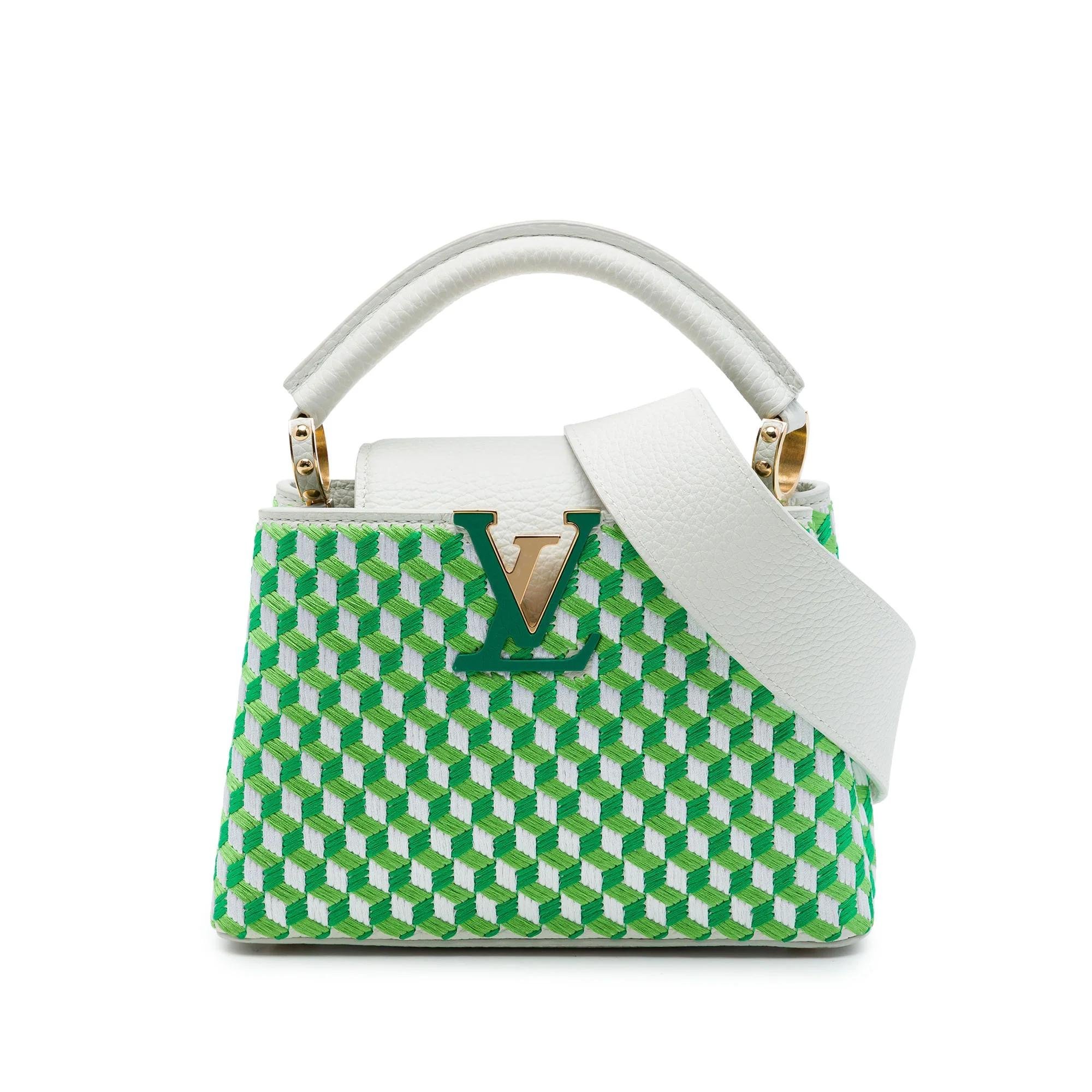 Capucines pony-style calfskin handbag