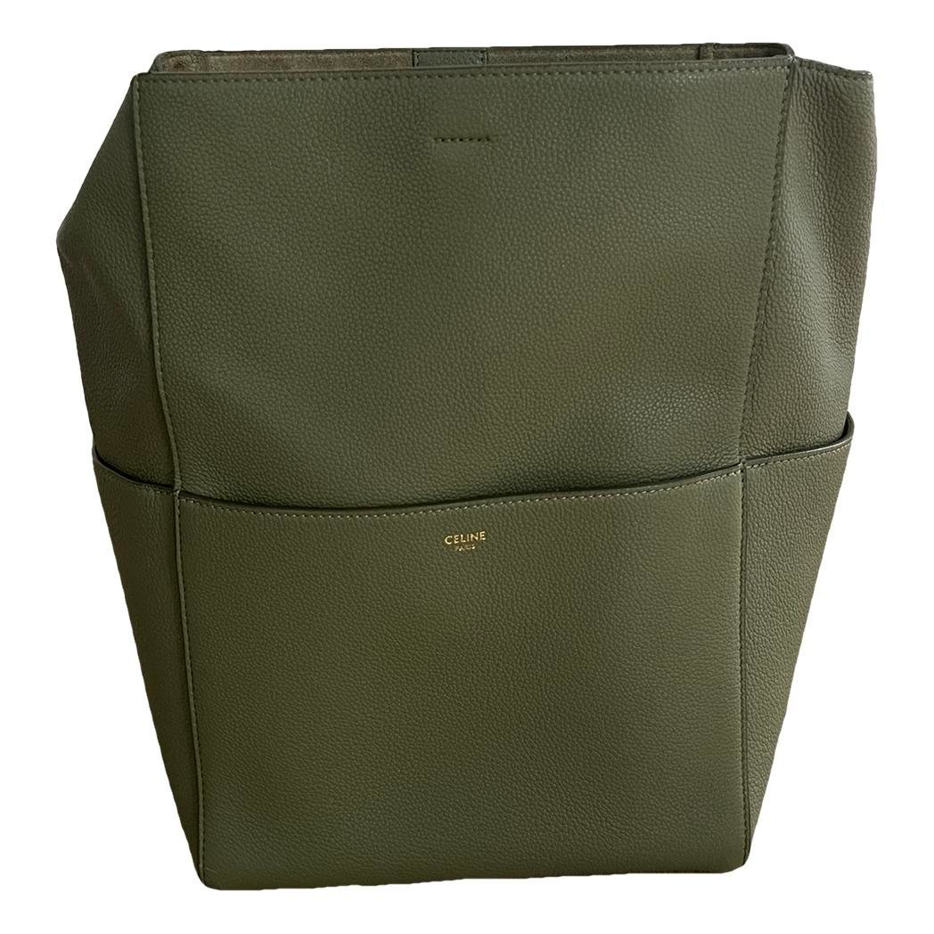 Seau Sangle leather tote