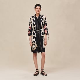 "Ferronnerie Remix" shirt dress