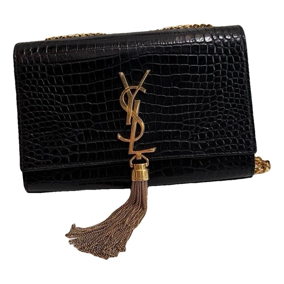 Pompom Kate leather handbag