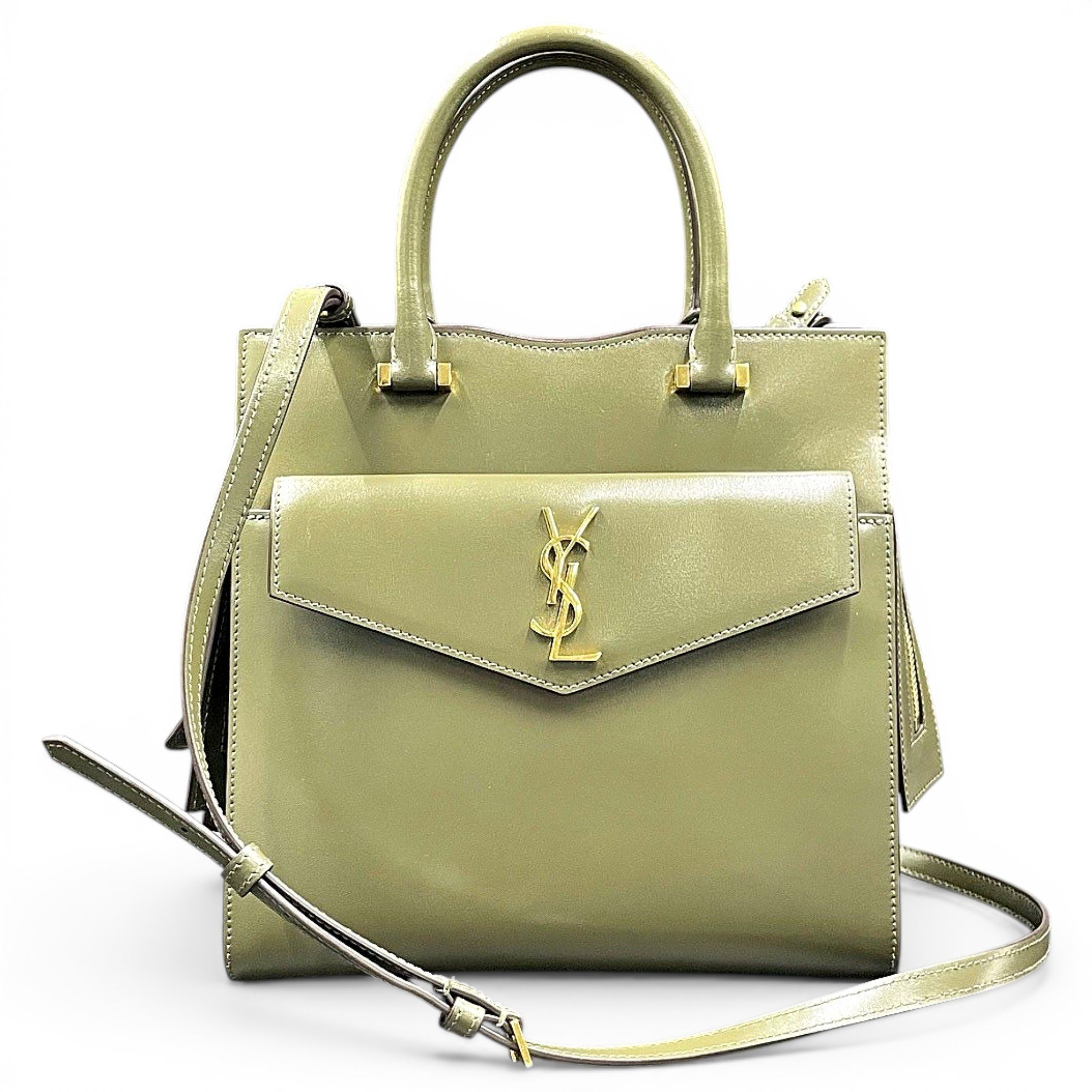 Uptown leather handbag