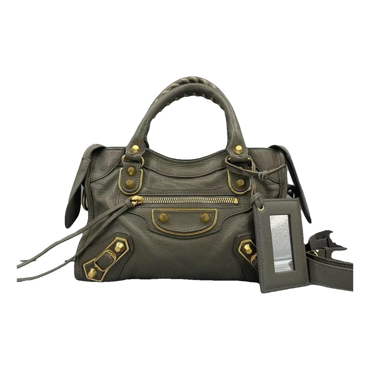 City leather crossbody bag