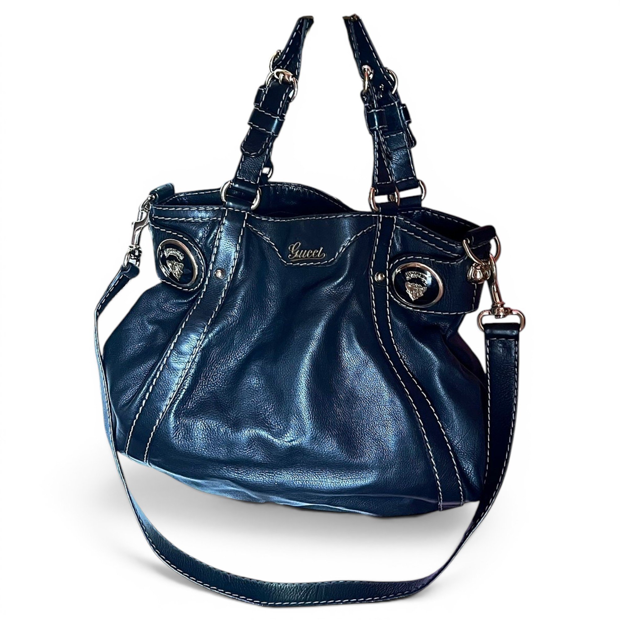 Leather handbag