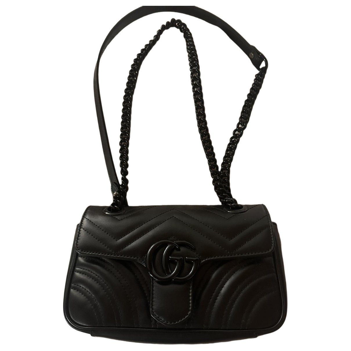 GG Marmont Flap leather crossbody bag