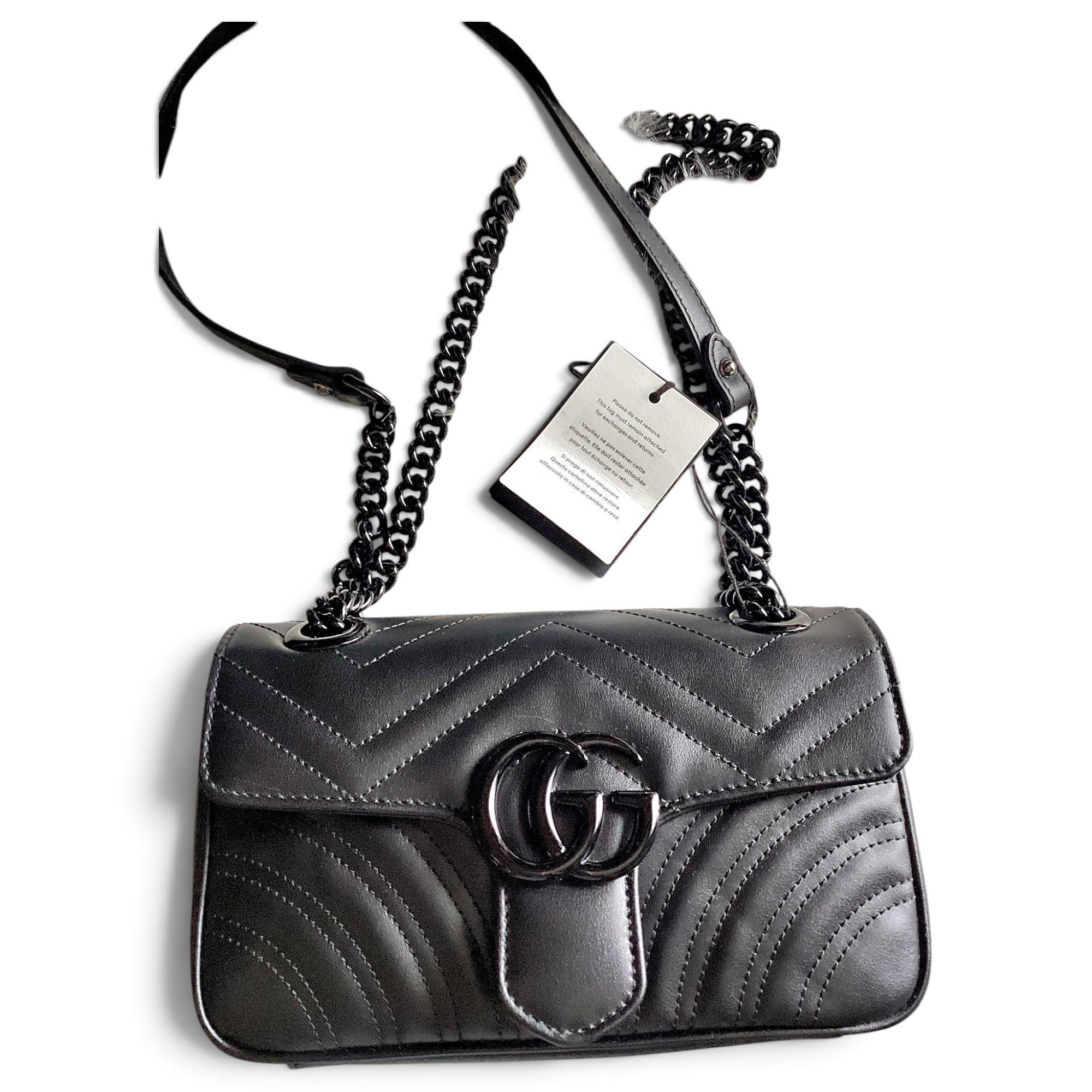 GG Marmont Chain Flap leather handbag