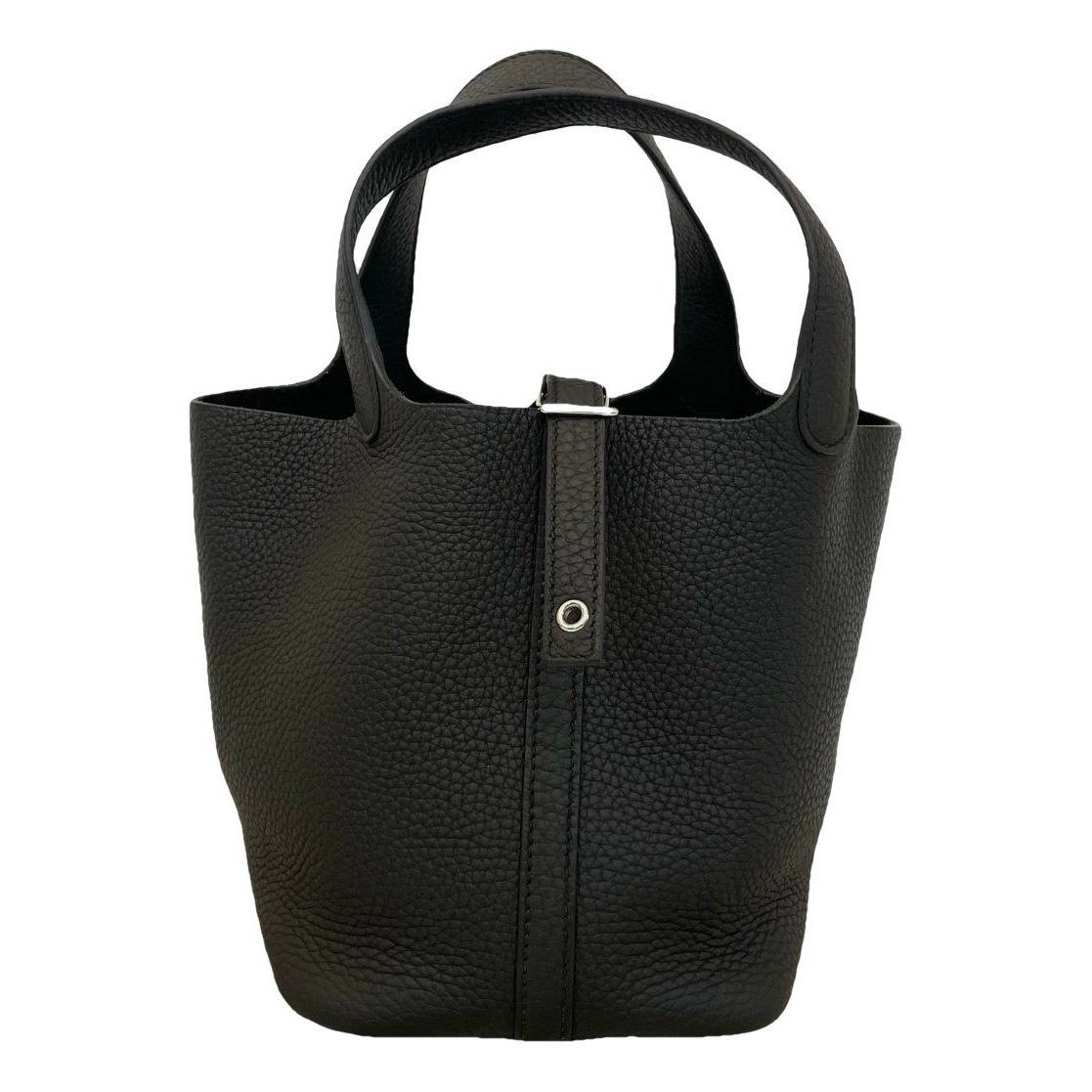 Picotin leather tote