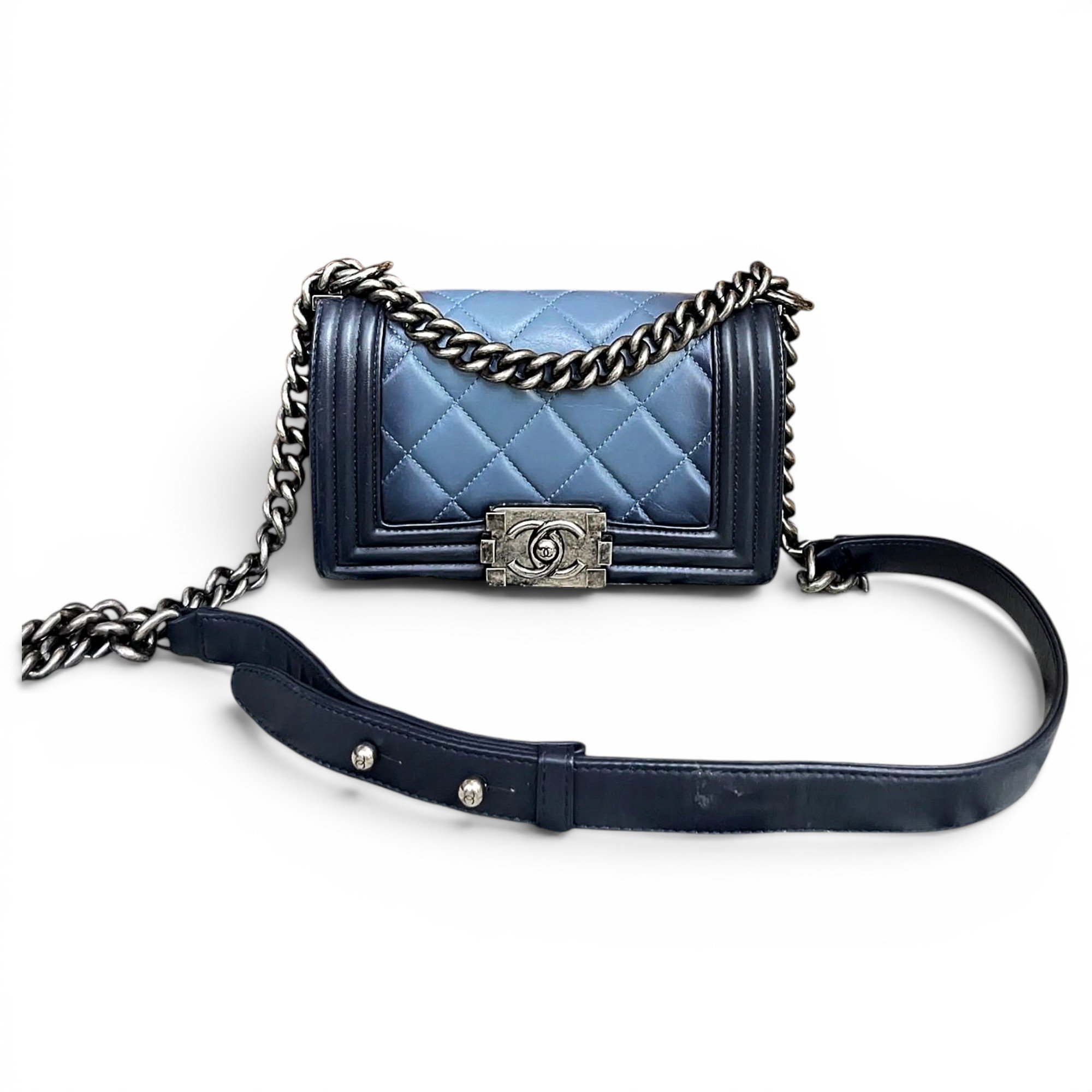 Boy leather crossbody bag