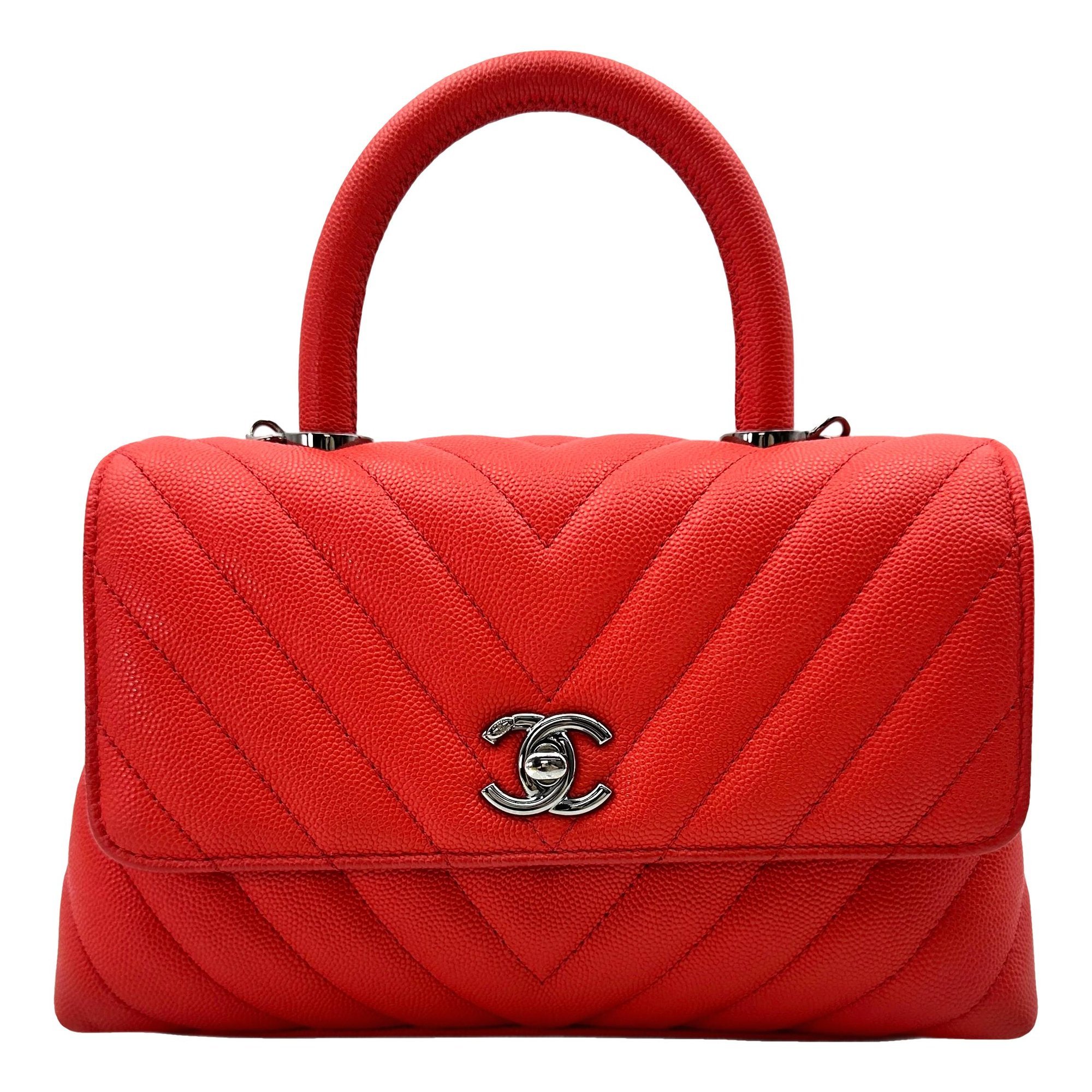 Coco Handle leather handbag