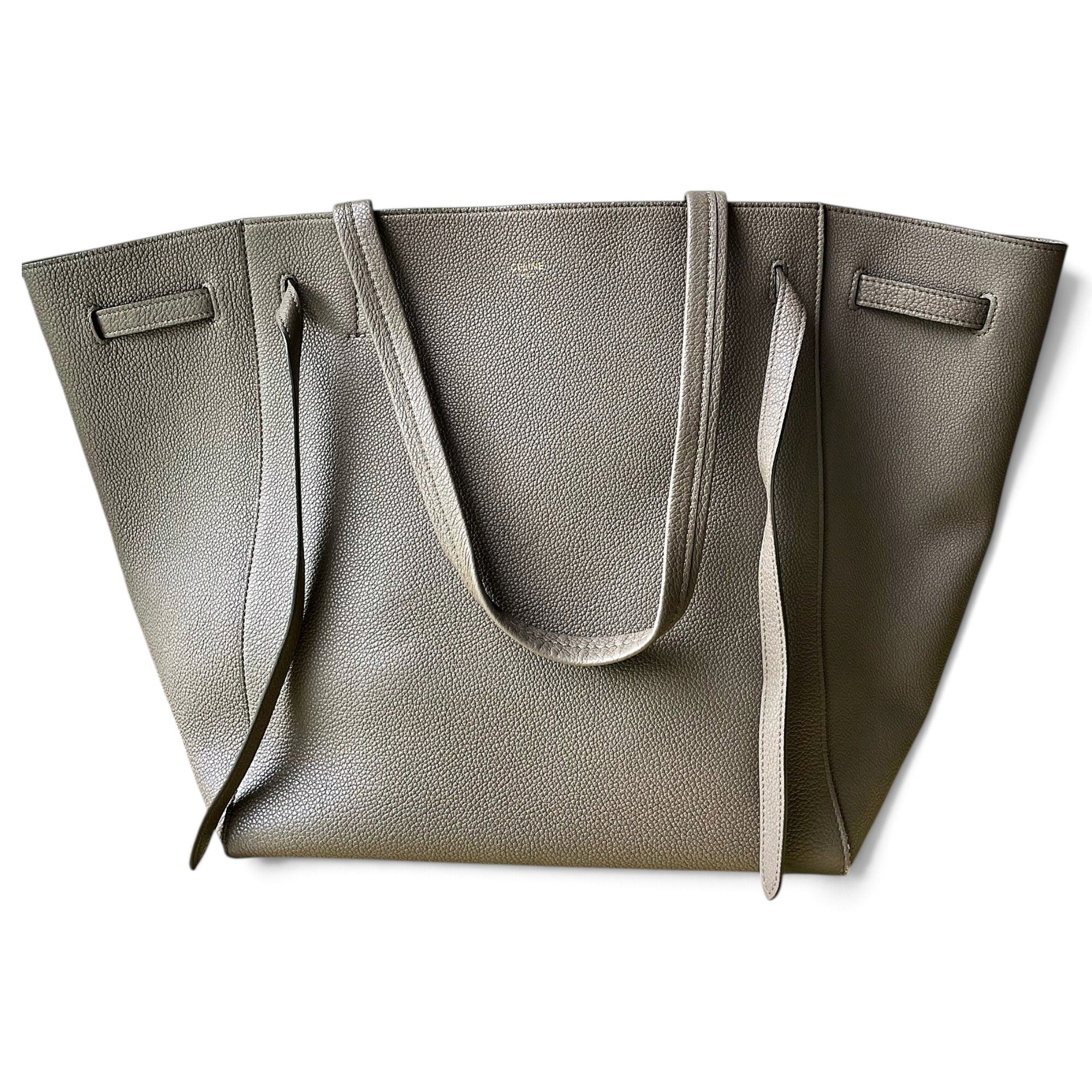 Cabas leather tote