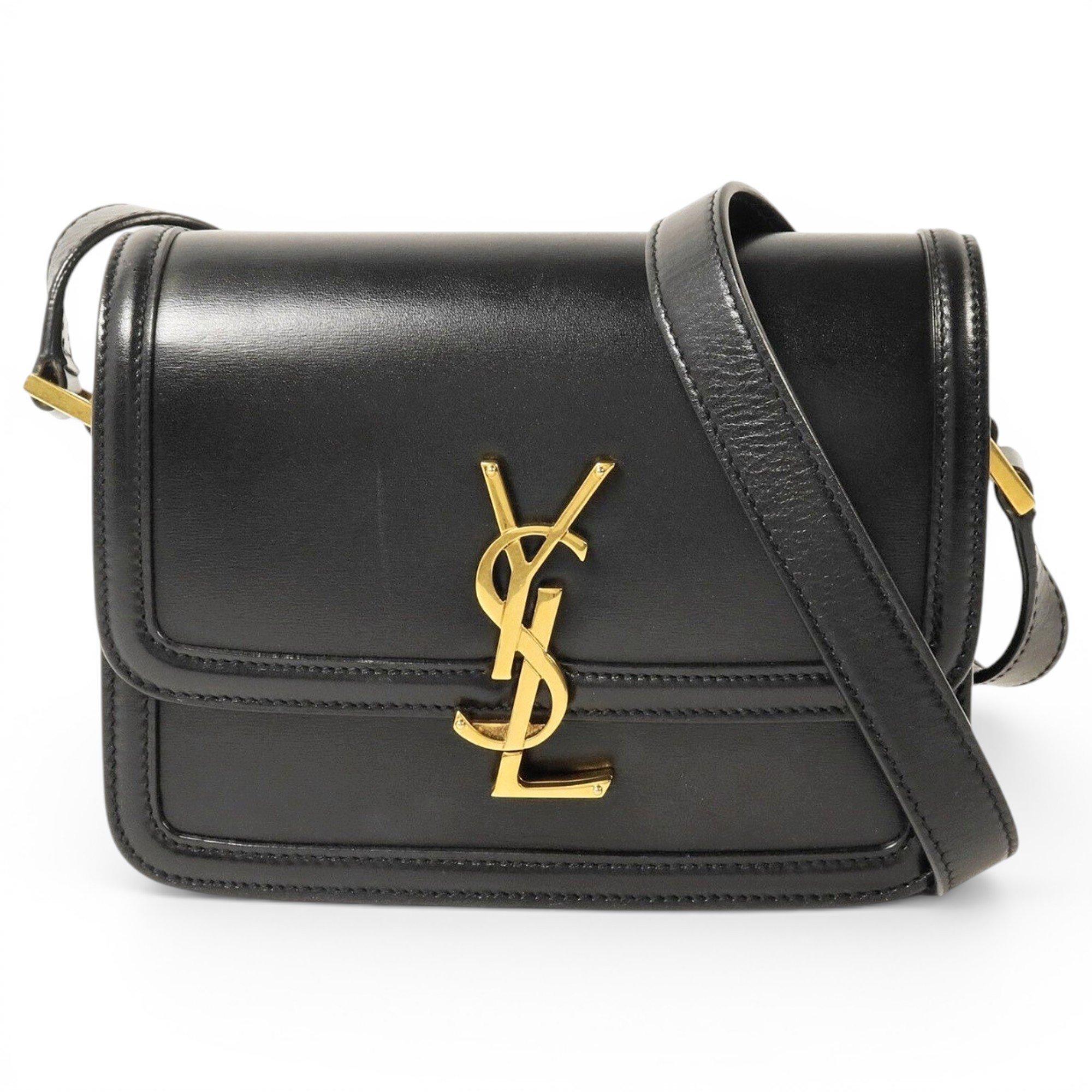 Solférino leather crossbody bag