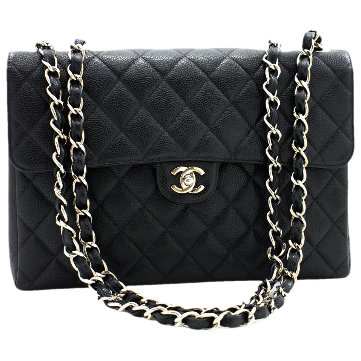 Trendy CC Flap pony-style calfskin handbag