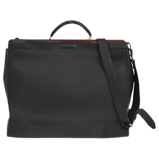 Peekaboo leather handbag