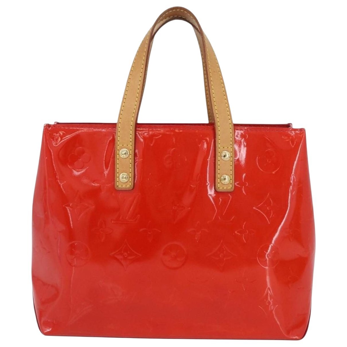 Reade patent leather handbag