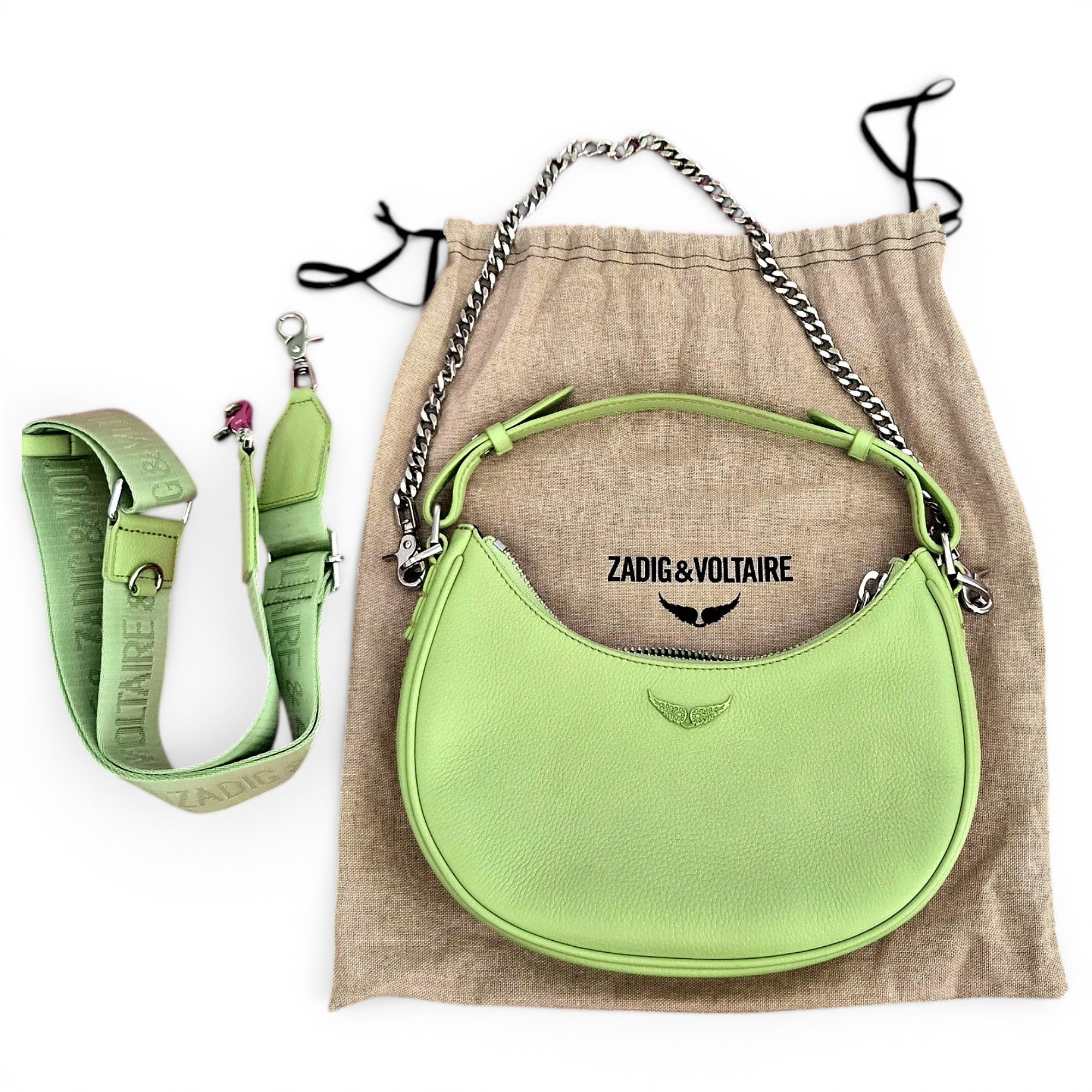 Leather crossbody bag