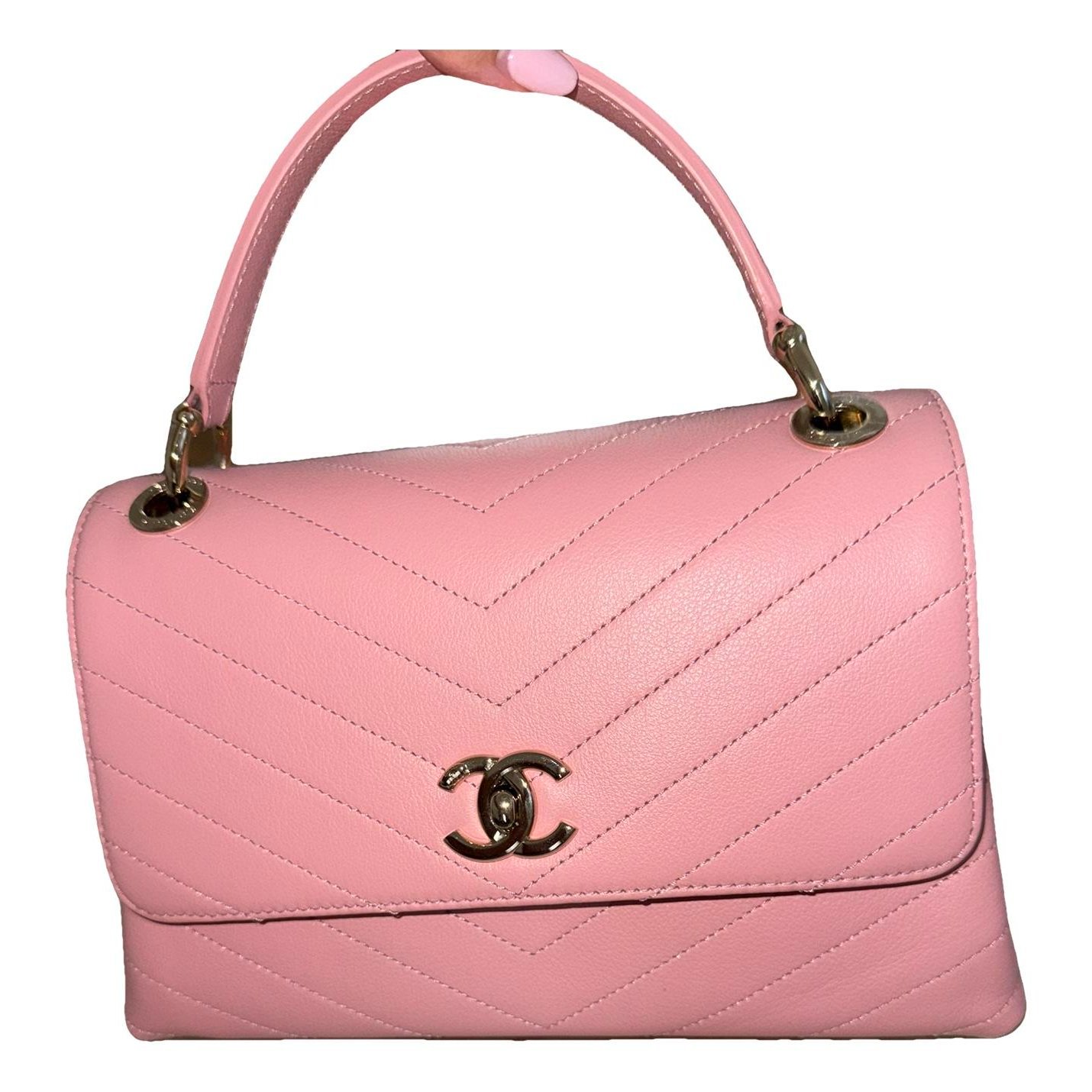 Coco Handle leather handbag