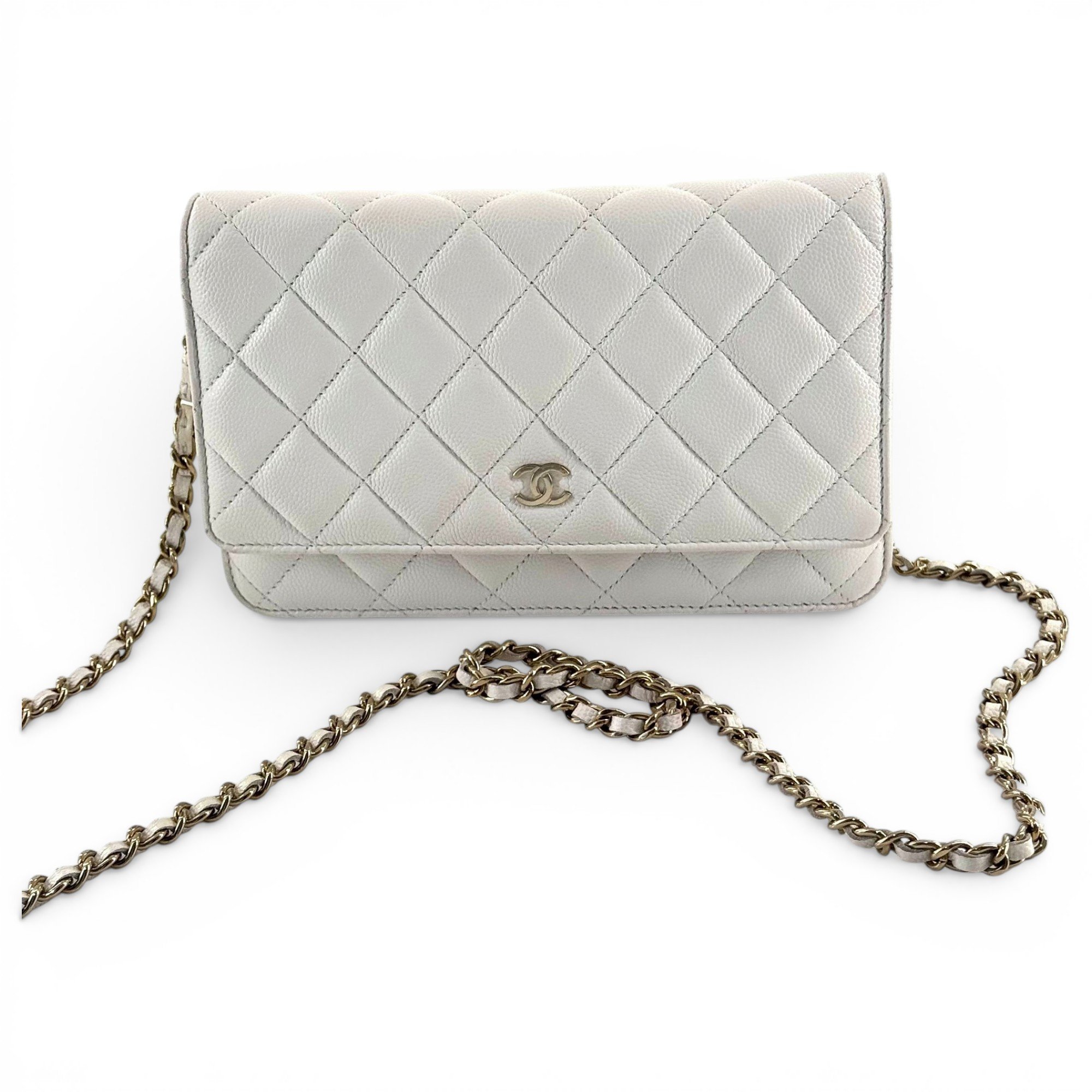 Wallet On Chain Timeless/Classique leather crossbody bag
