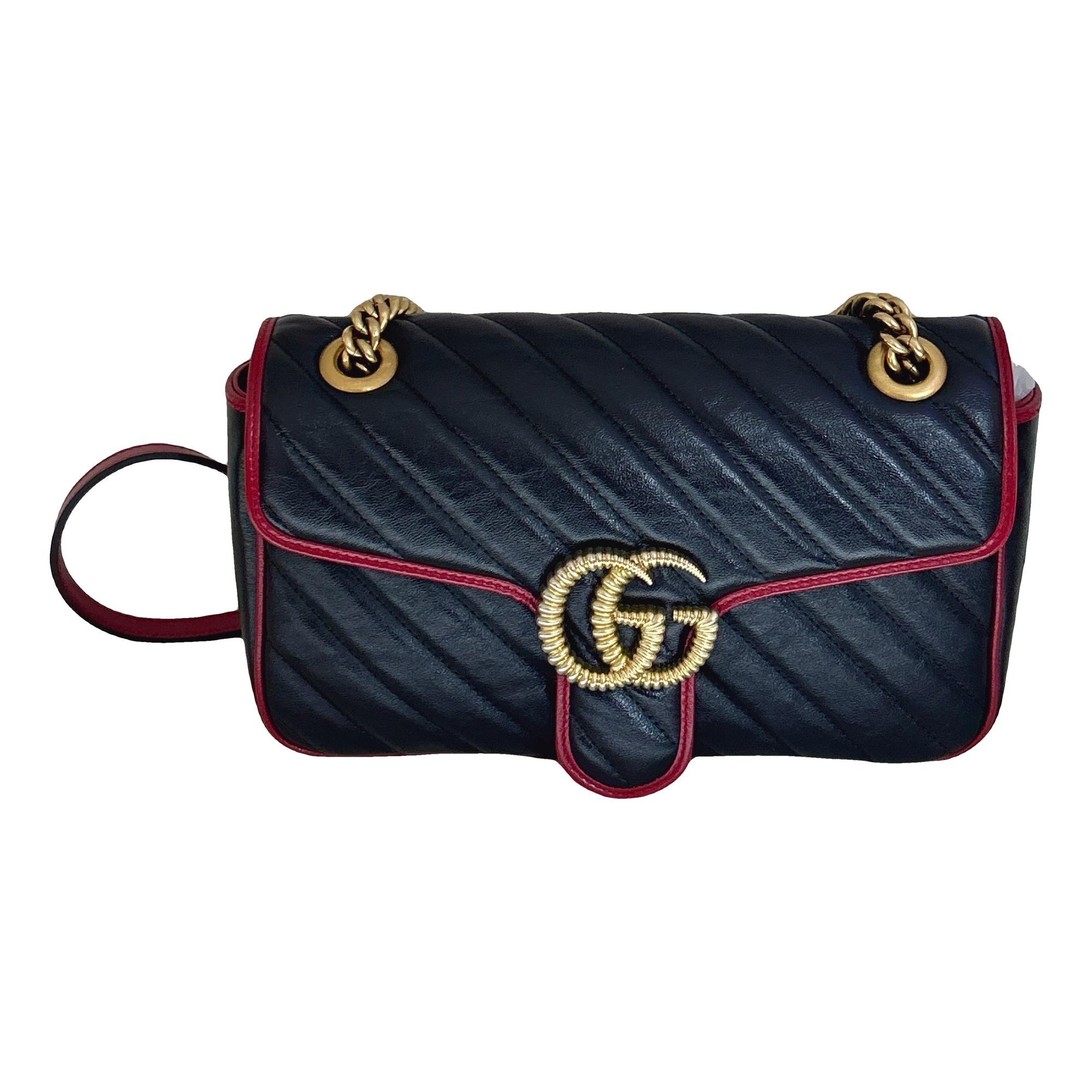 GG Marmont Flap leather handbag