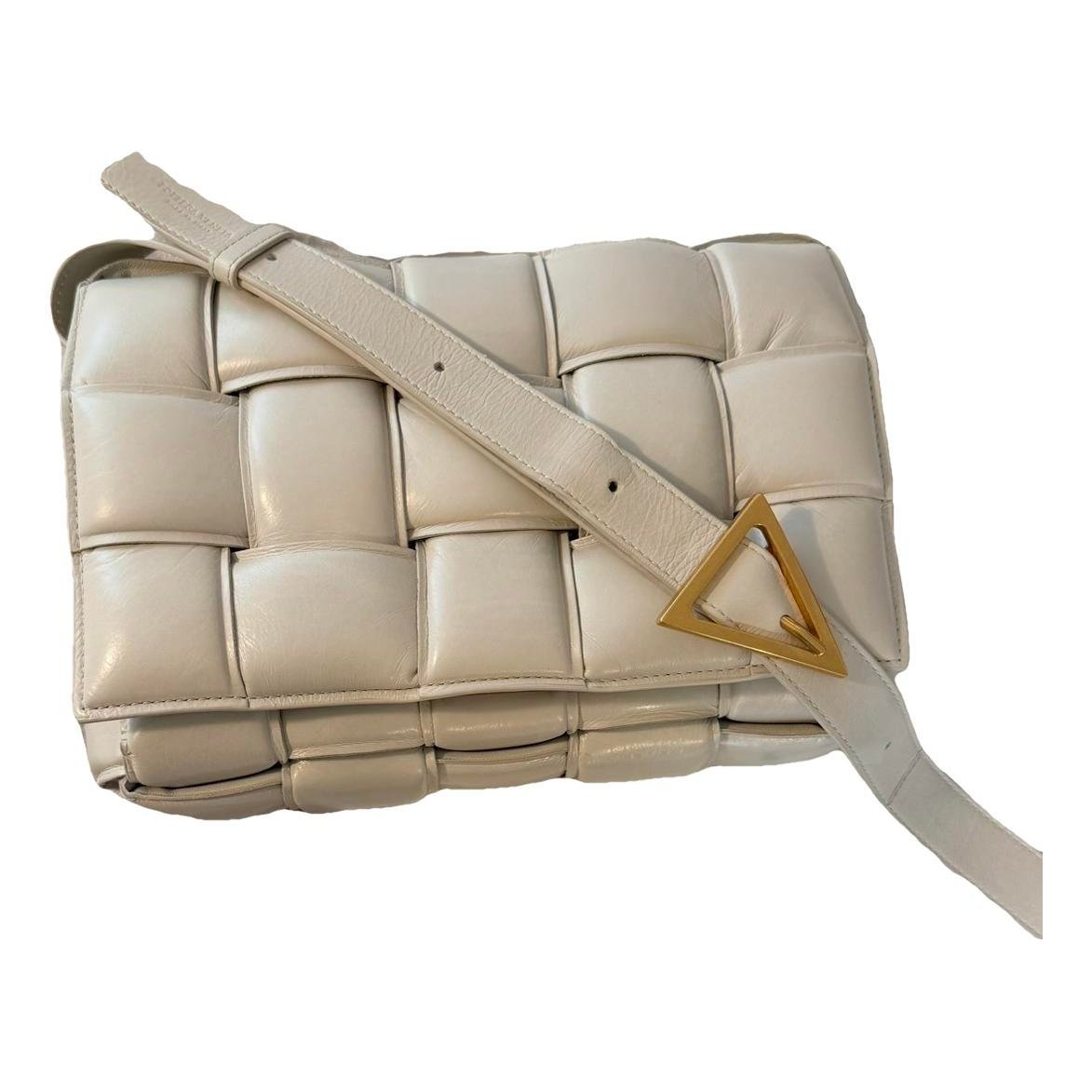 Cassette Padded leather crossbody bag