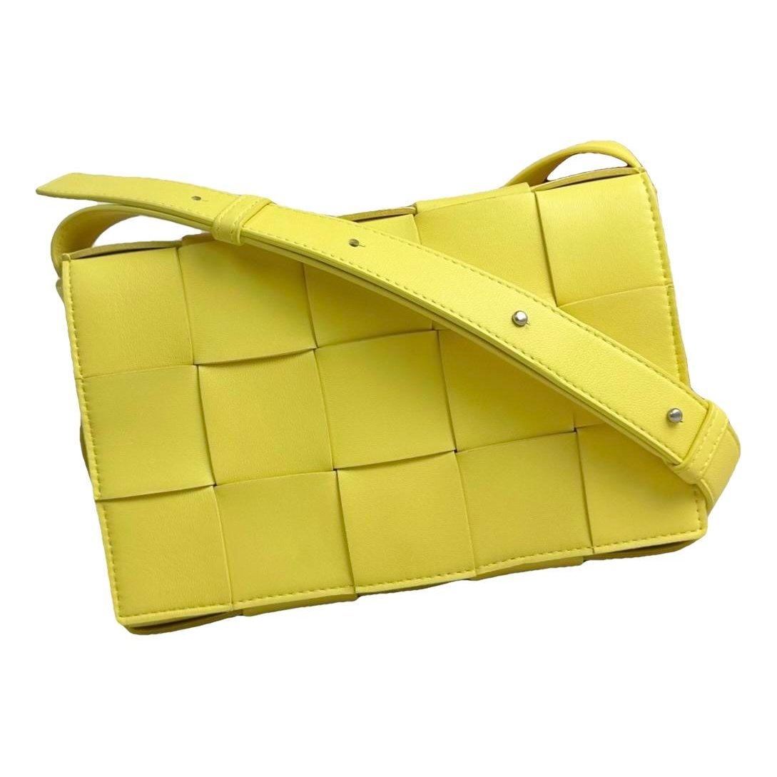 Cassette leather handbag