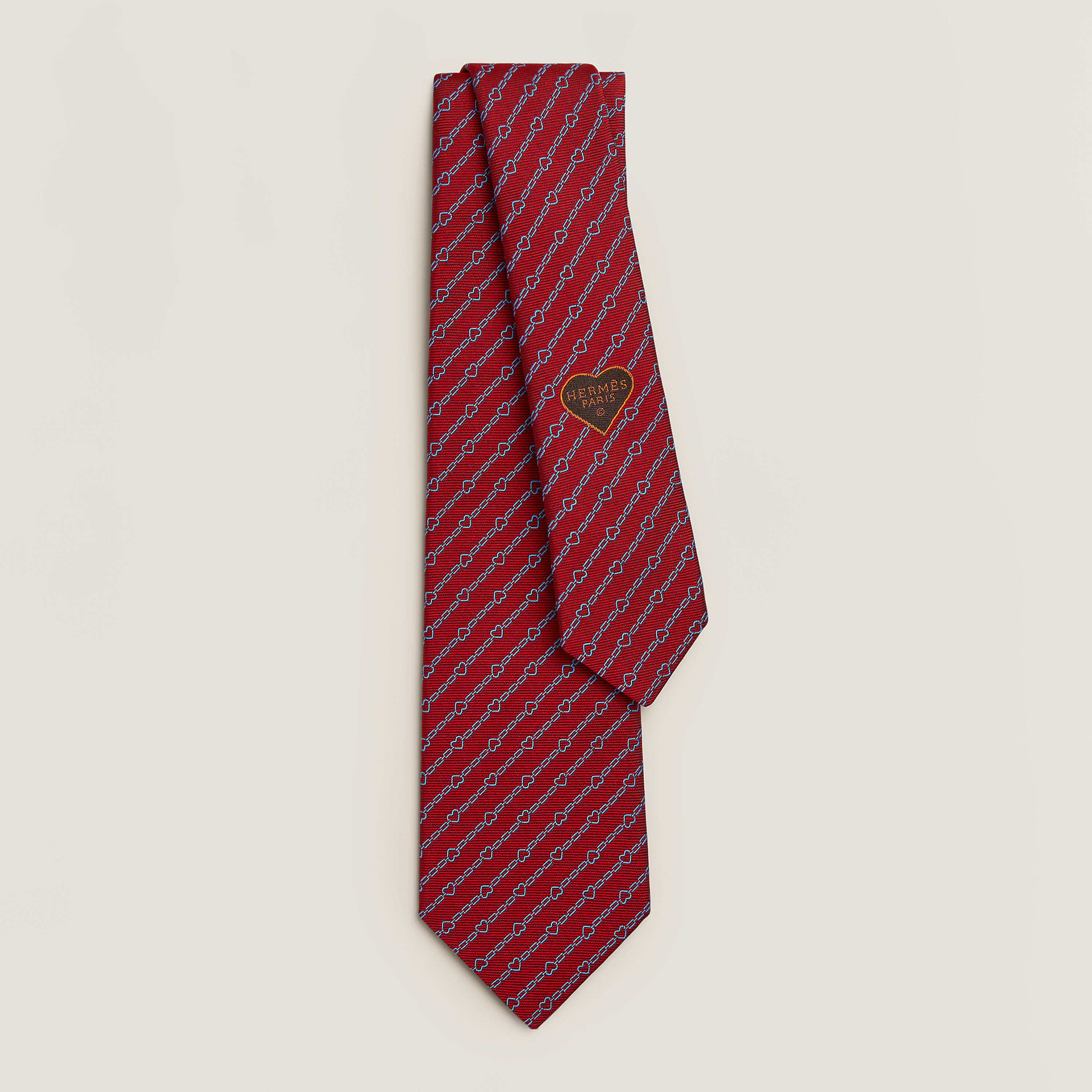 Coeurs en Chaine tie
